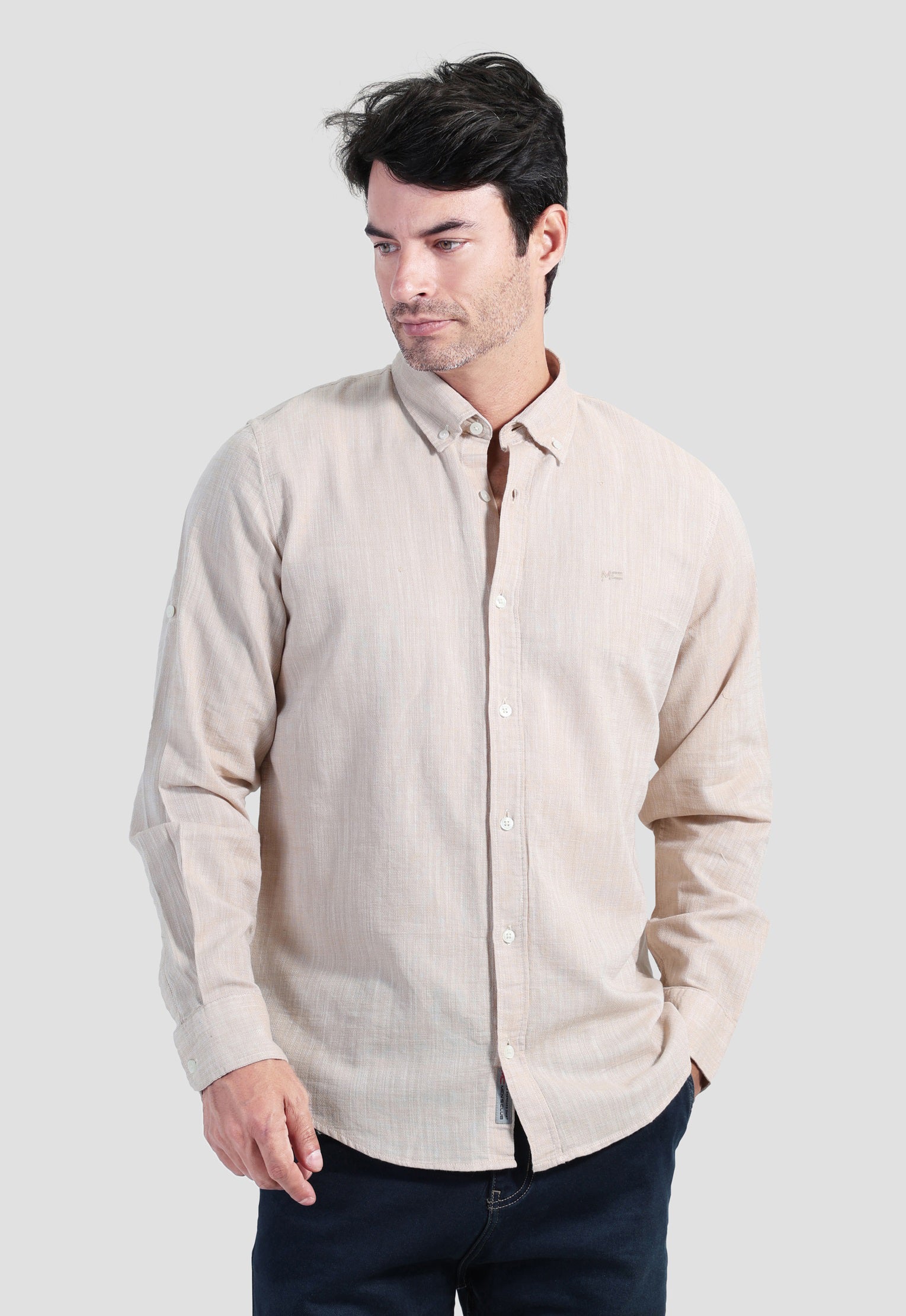 Slim Fit Solid Shirt