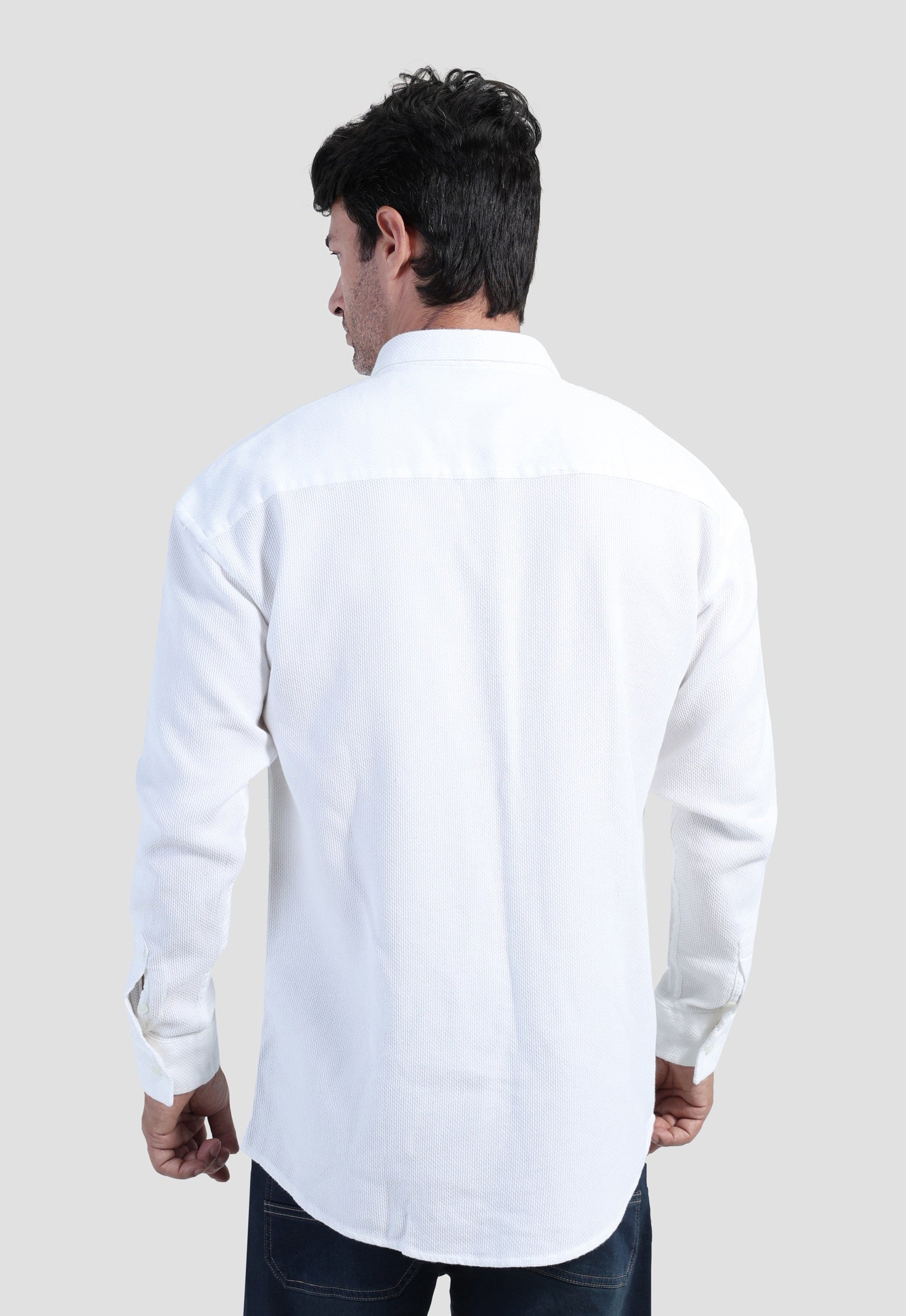 Slim Fit Solid Shirt