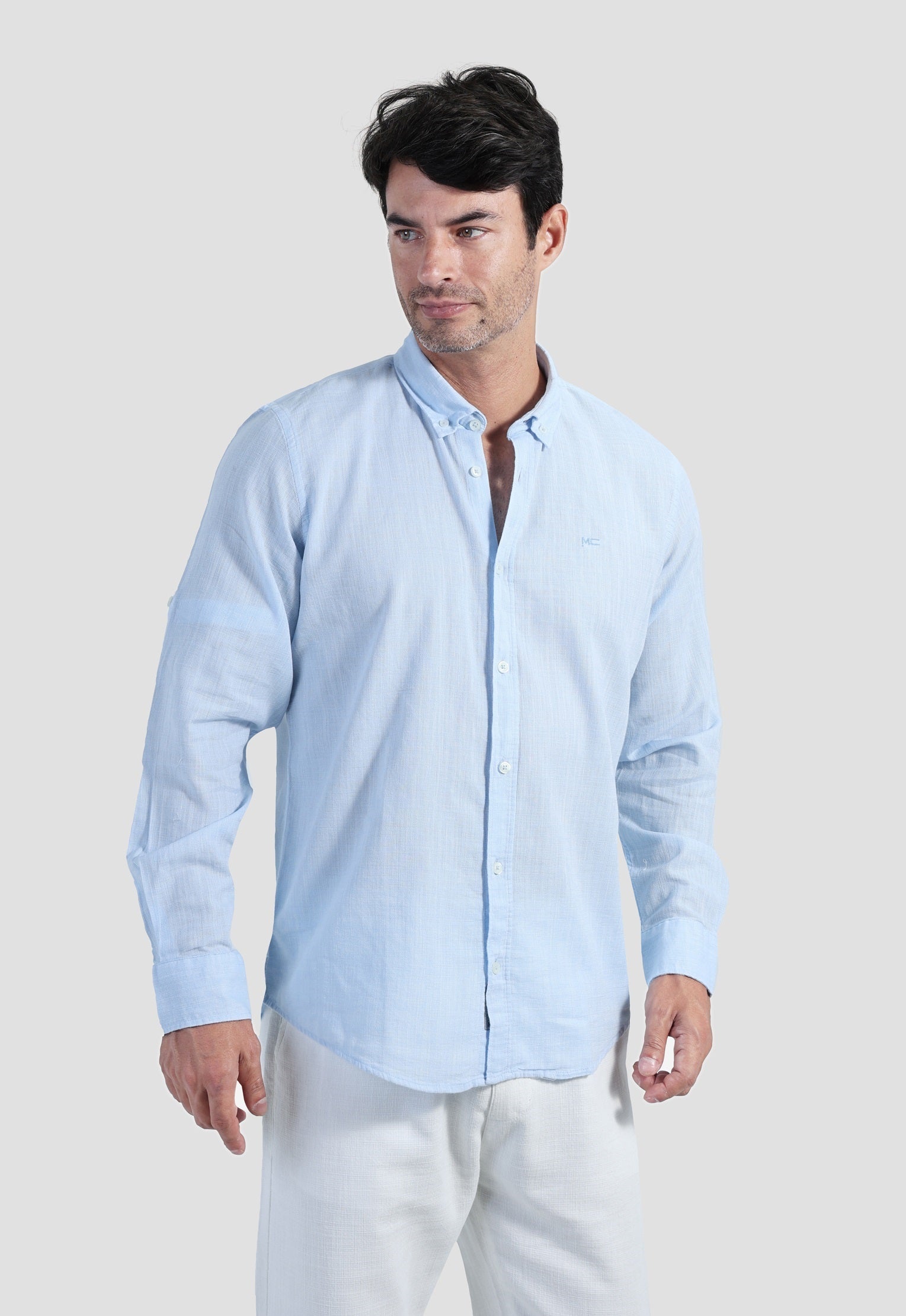 Slim Fit Solid Shirt