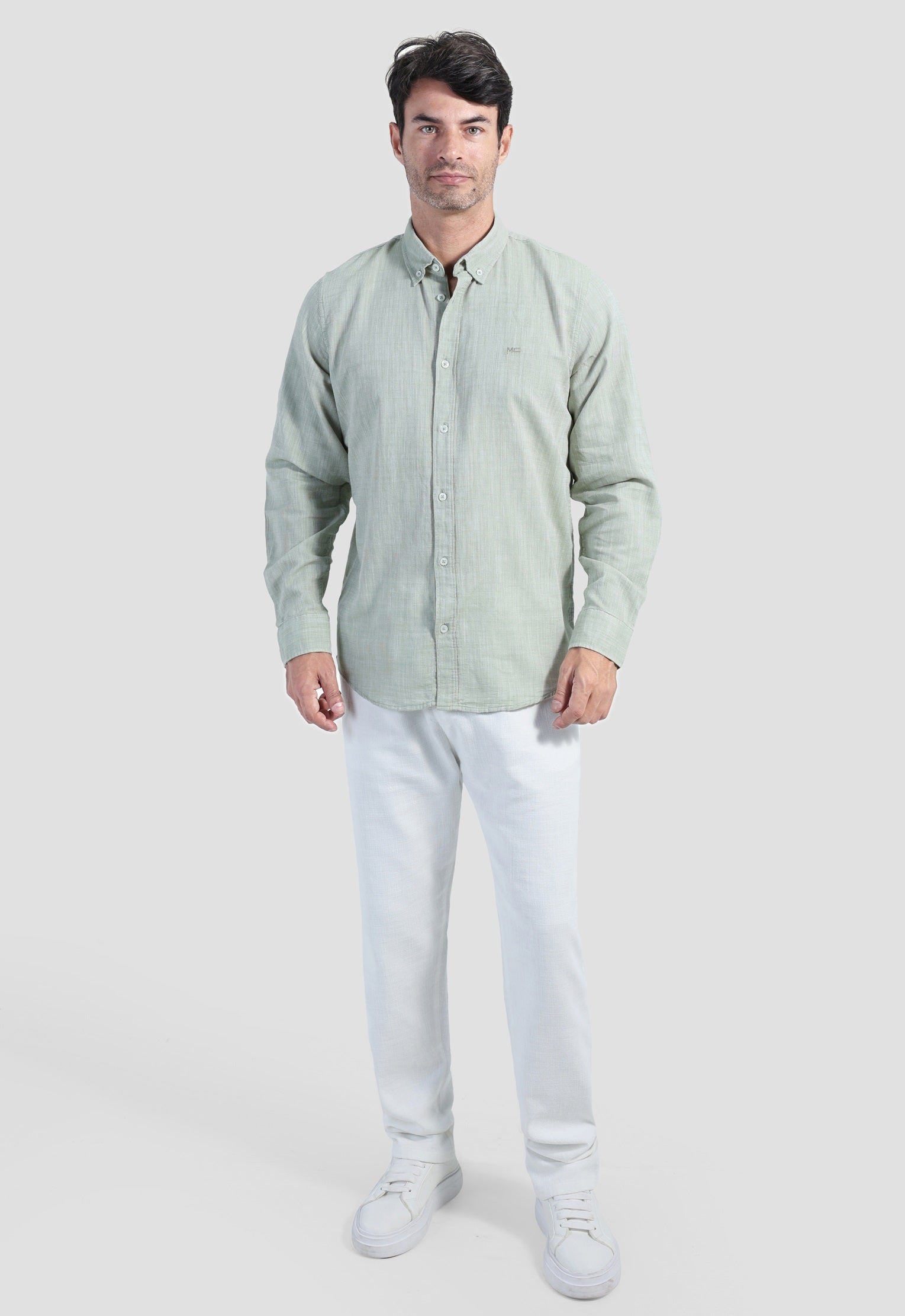 Slim Fit Solid Shirt