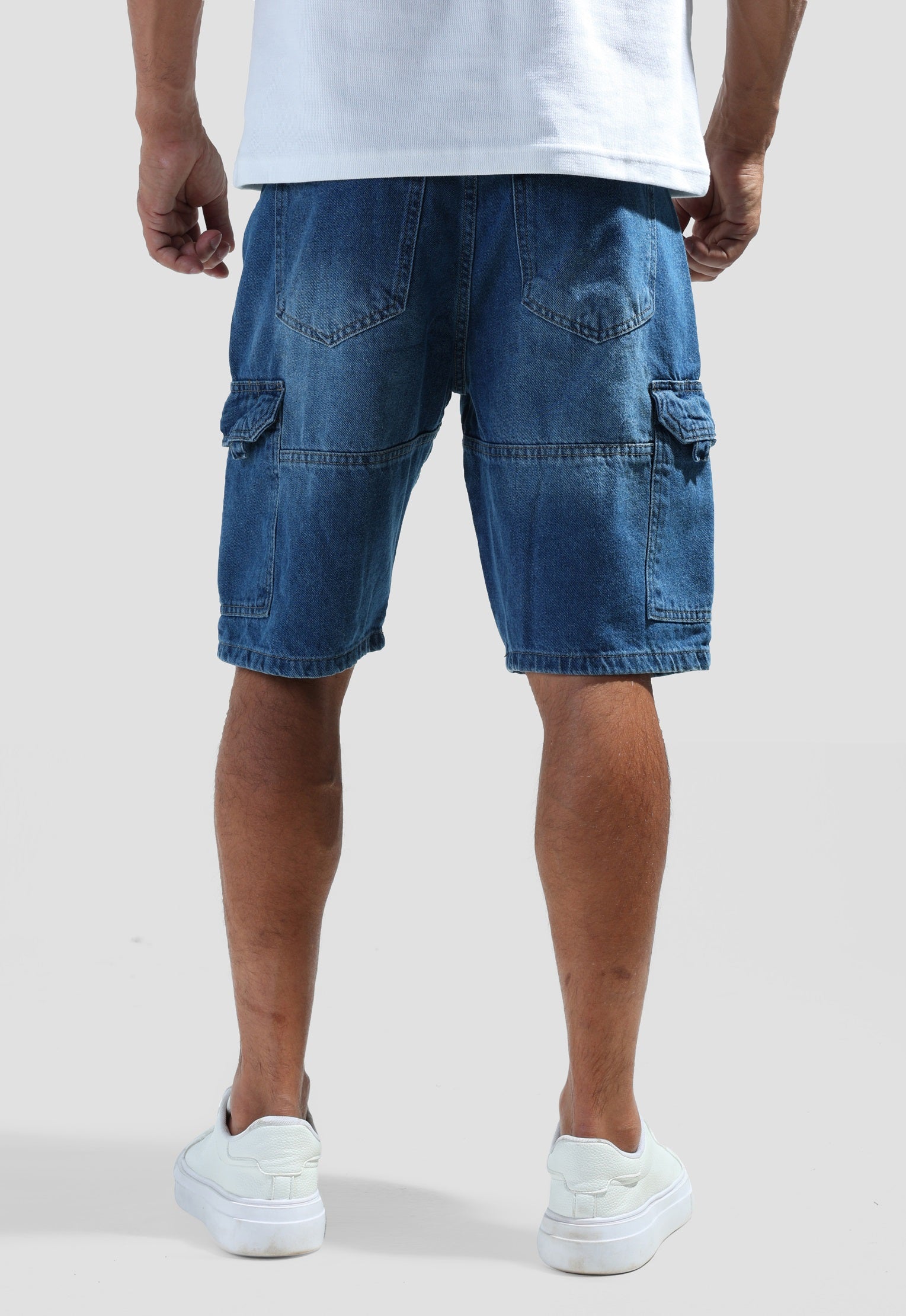Cargo Fit Denim Short