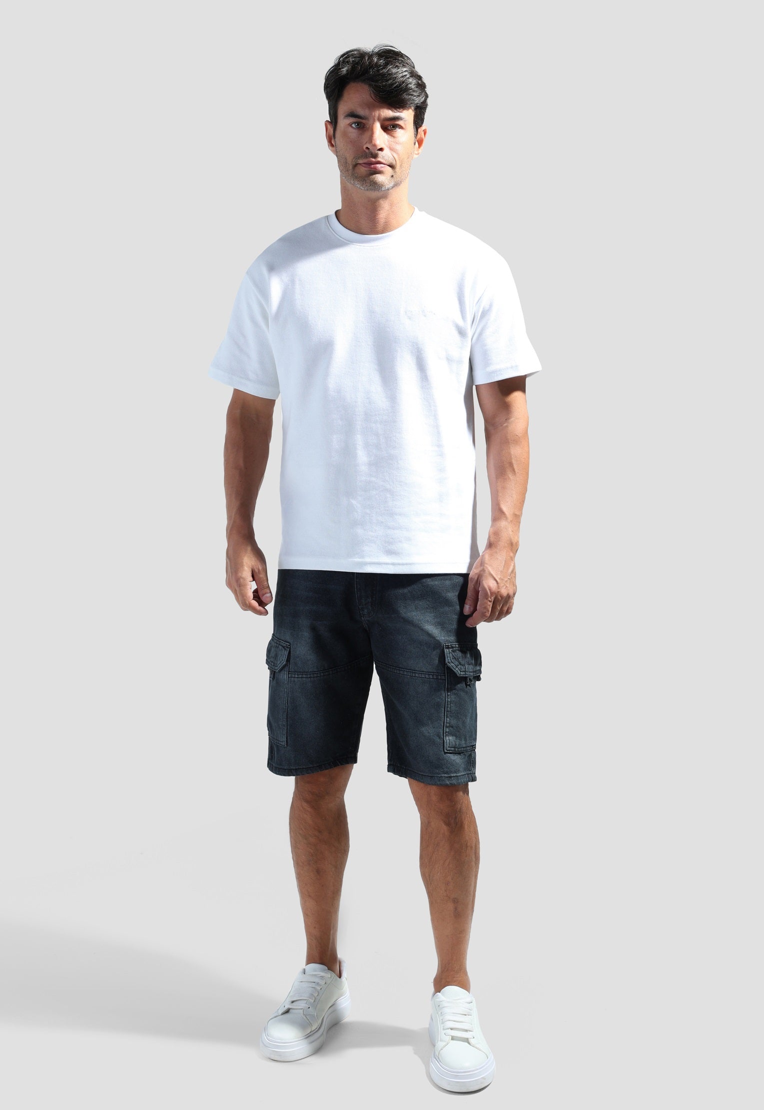 Cargo Fit Denim Short