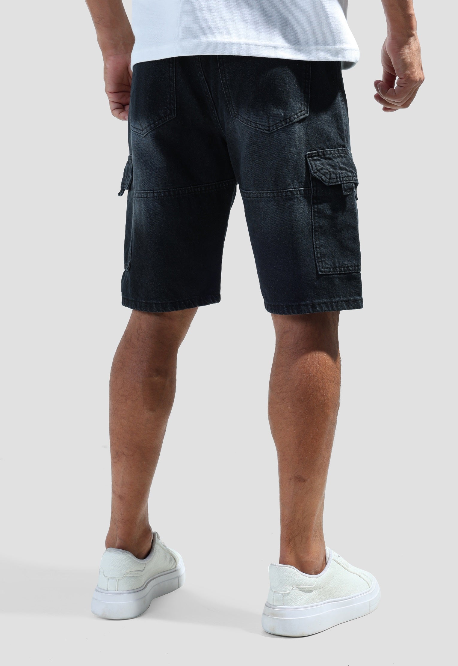 Cargo Fit Denim Short