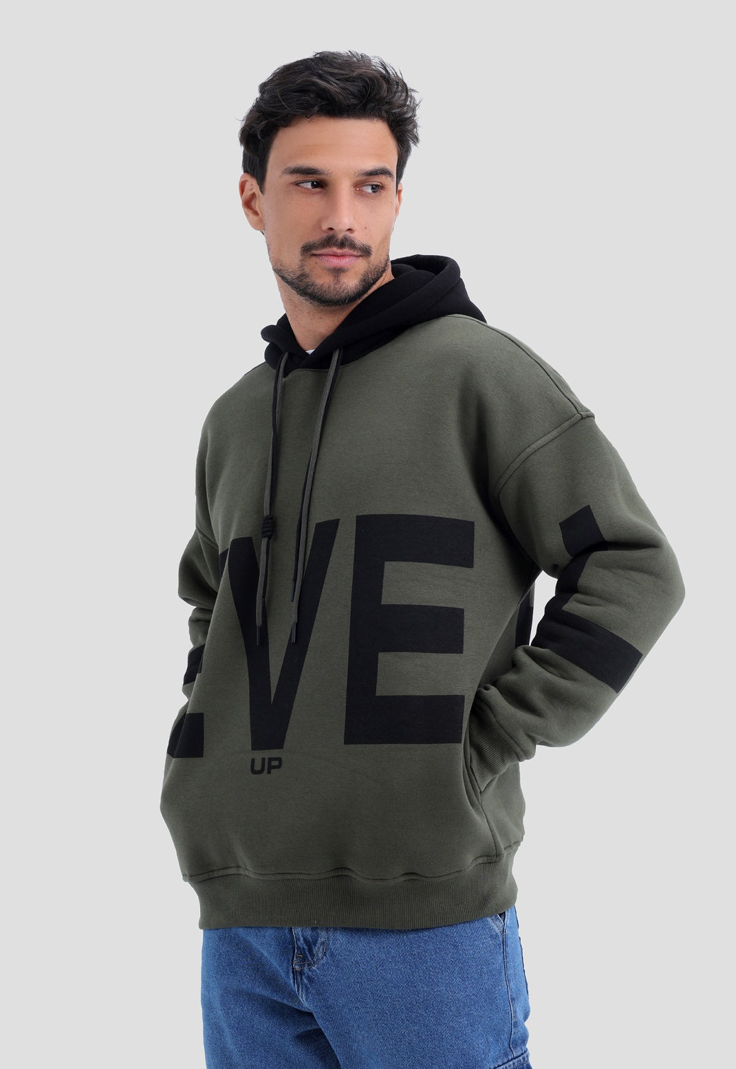 Printed Hoodie Sweatshirt