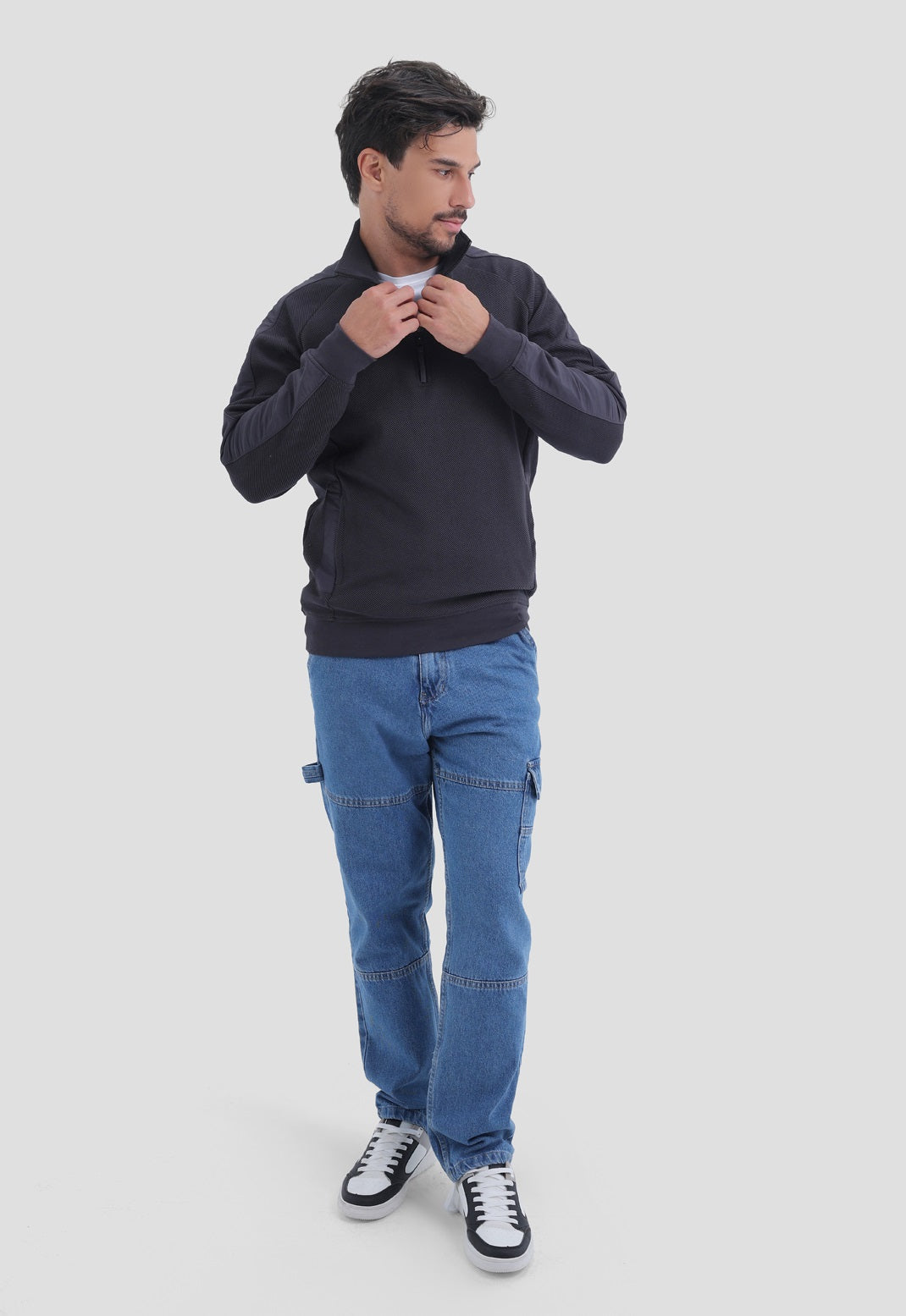 Full Zipper Hoodie Sweatshirt