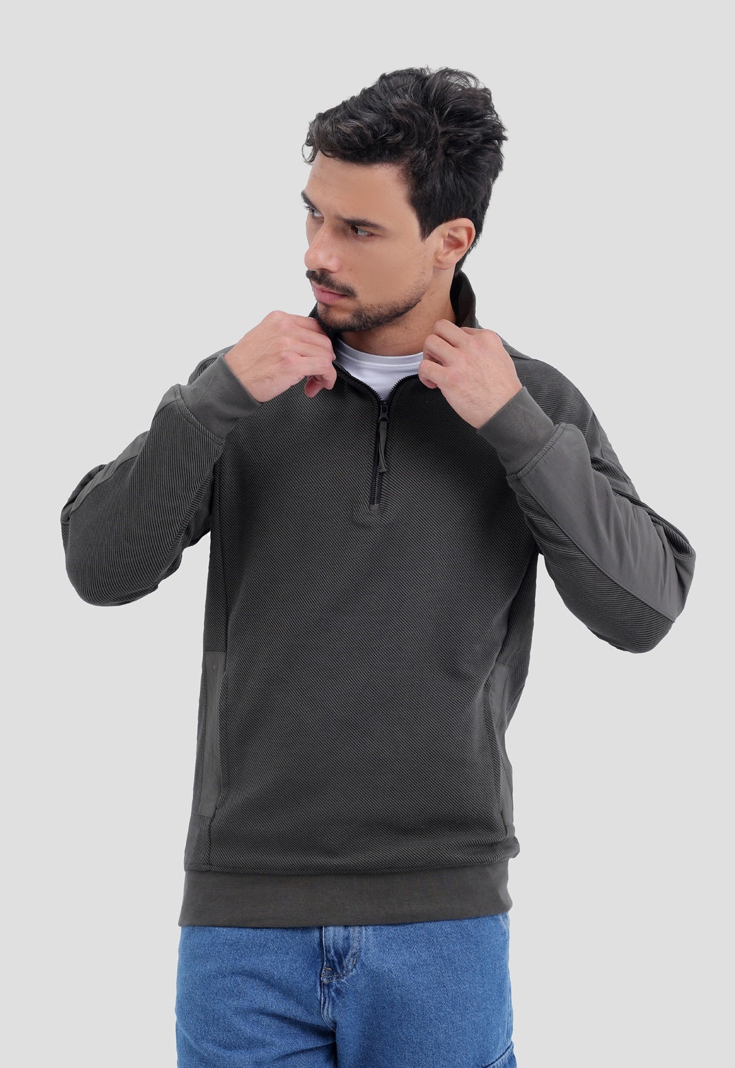 Full Zipper Hoodie Sweatshirt