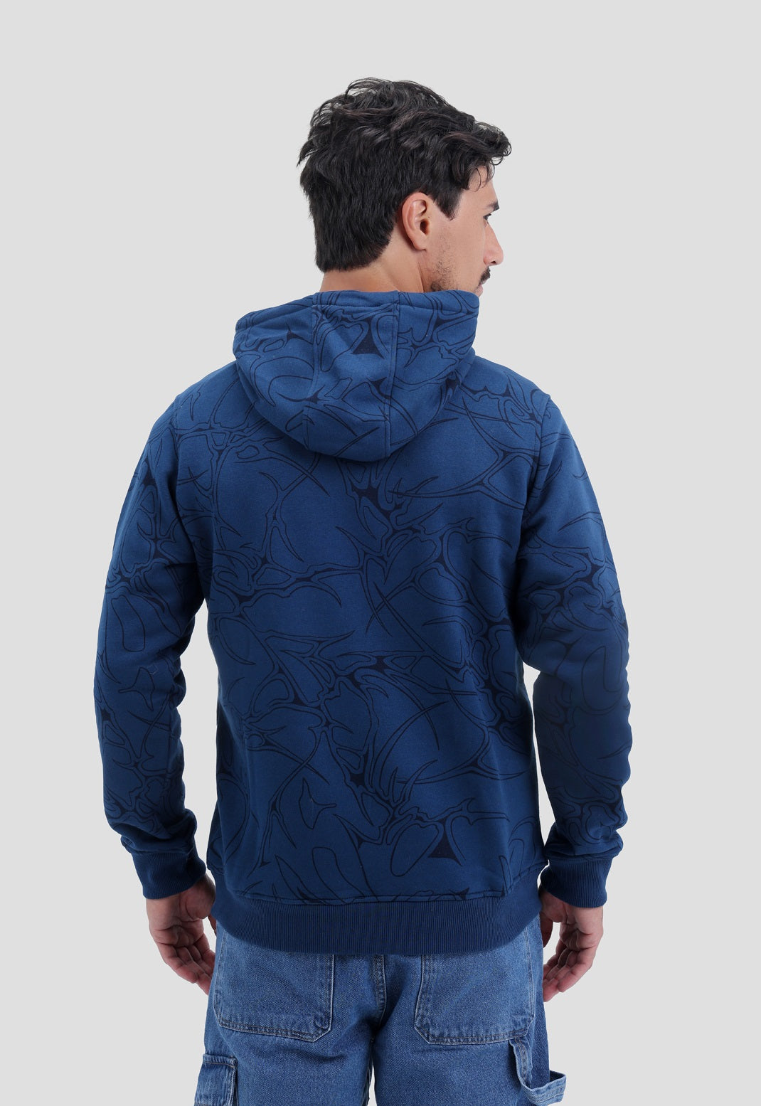 Printed Hoodie Sweatshirt