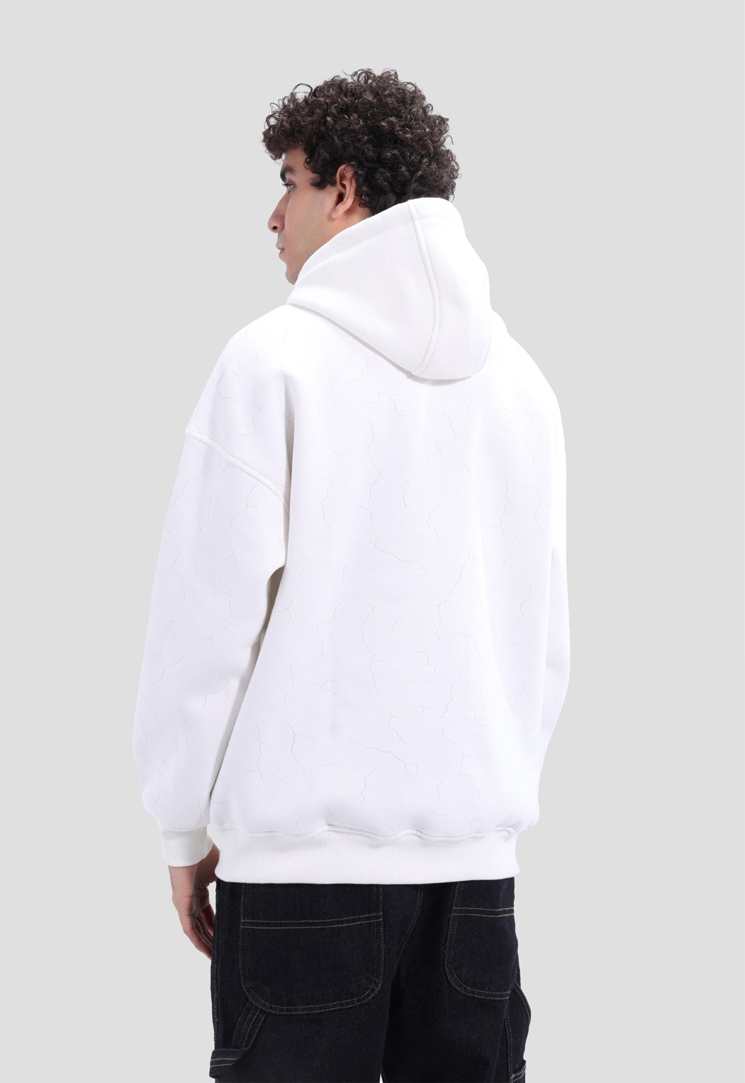 Textured Hoodie Sweatshirts