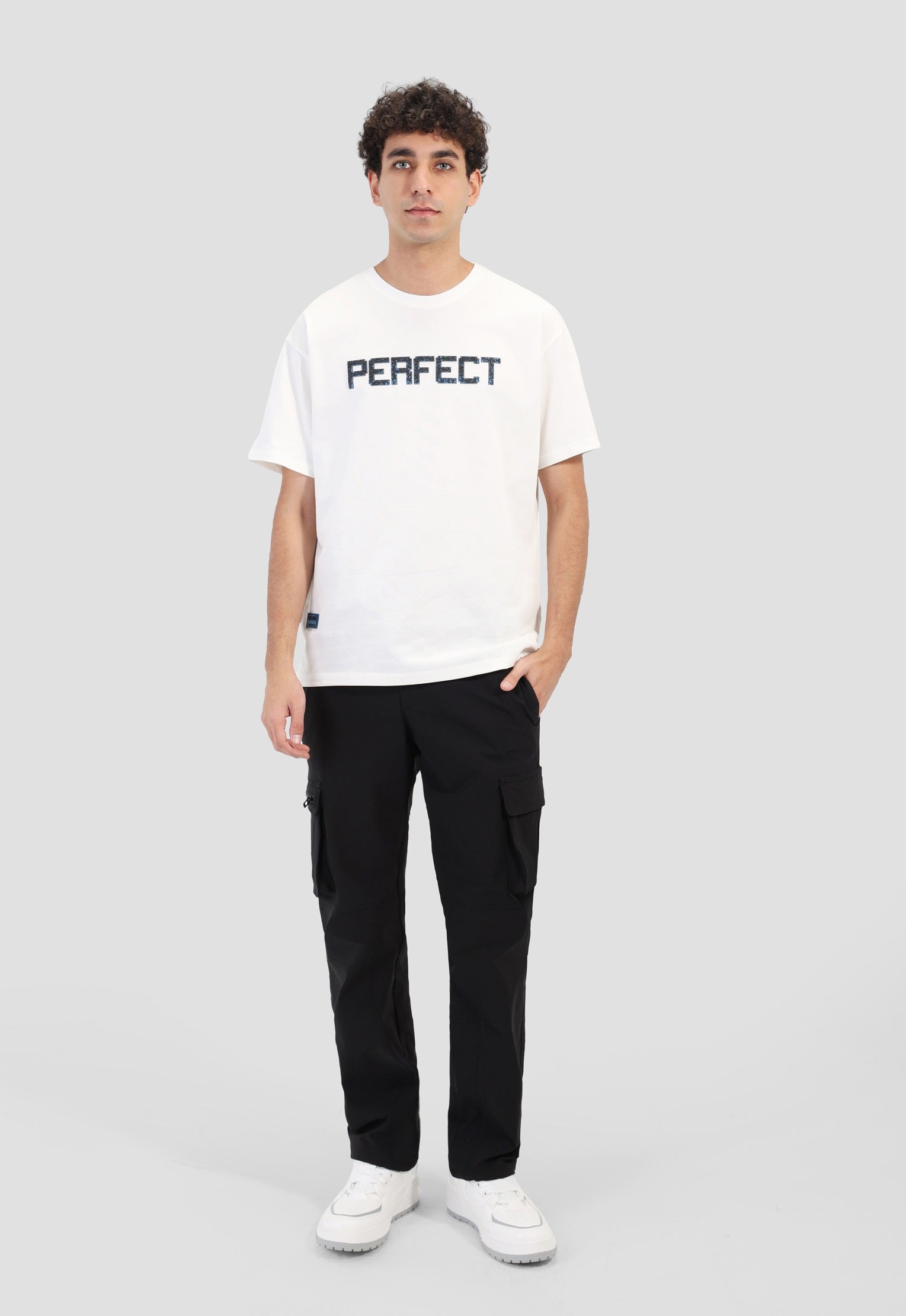 Crew Neck Over Size Printed T-shirt