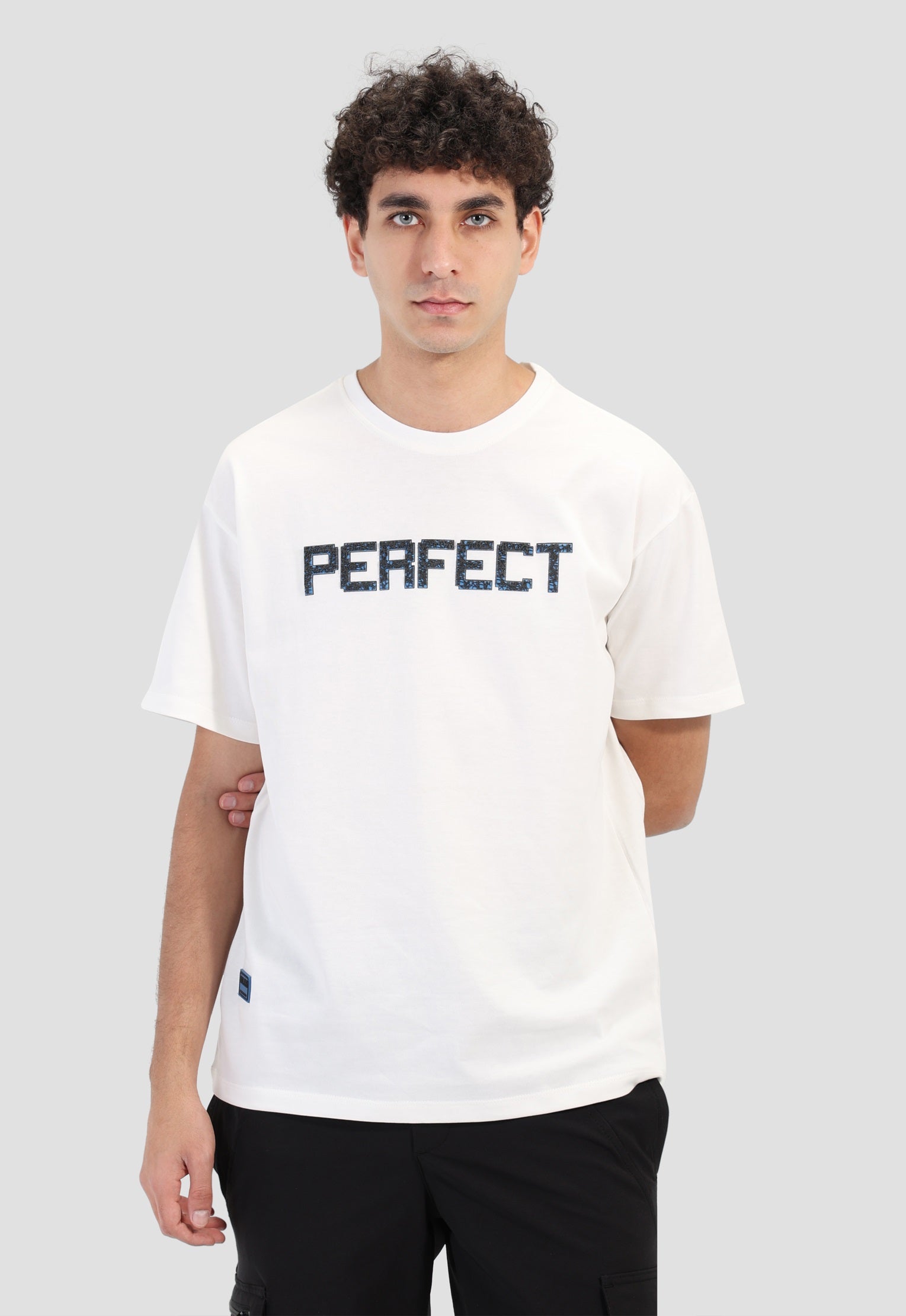 Crew Neck Over Size Printed T-shirt