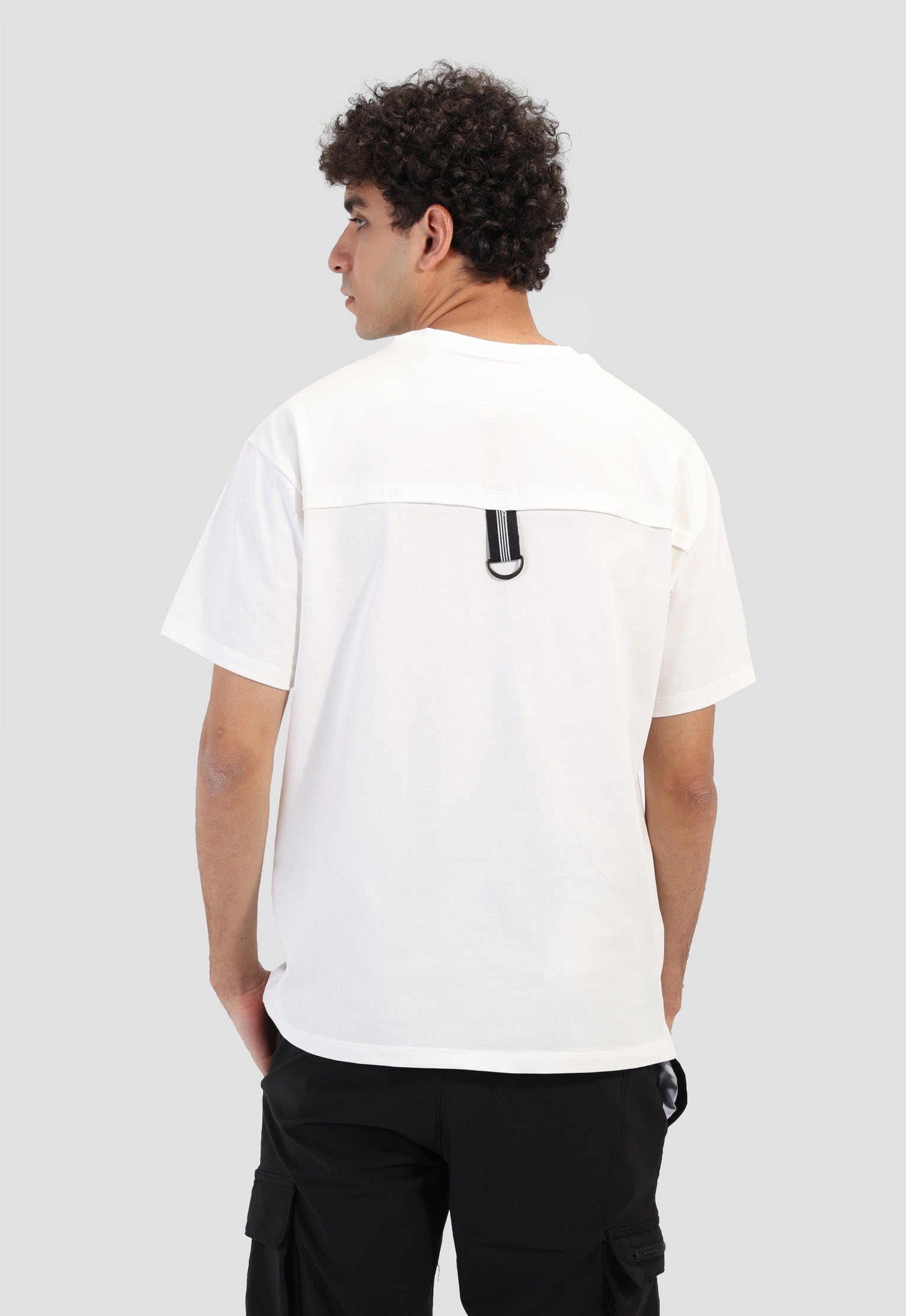 Crew Neck Over Size Printed T-shirt