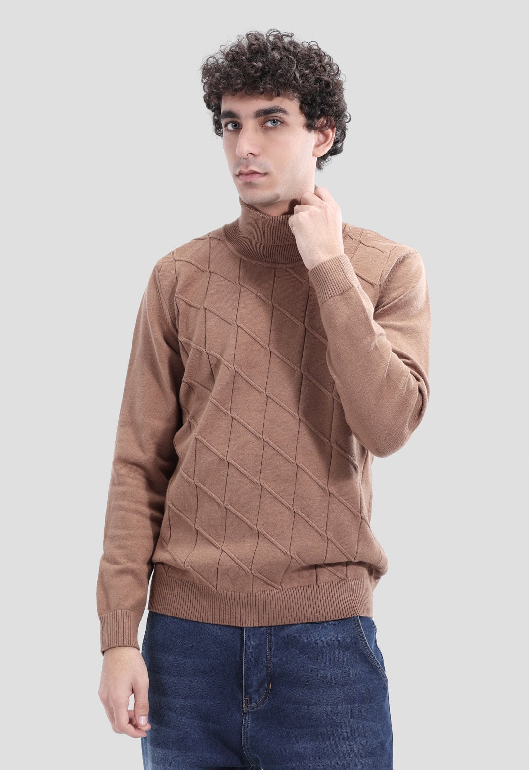 High Neck  Pullover
