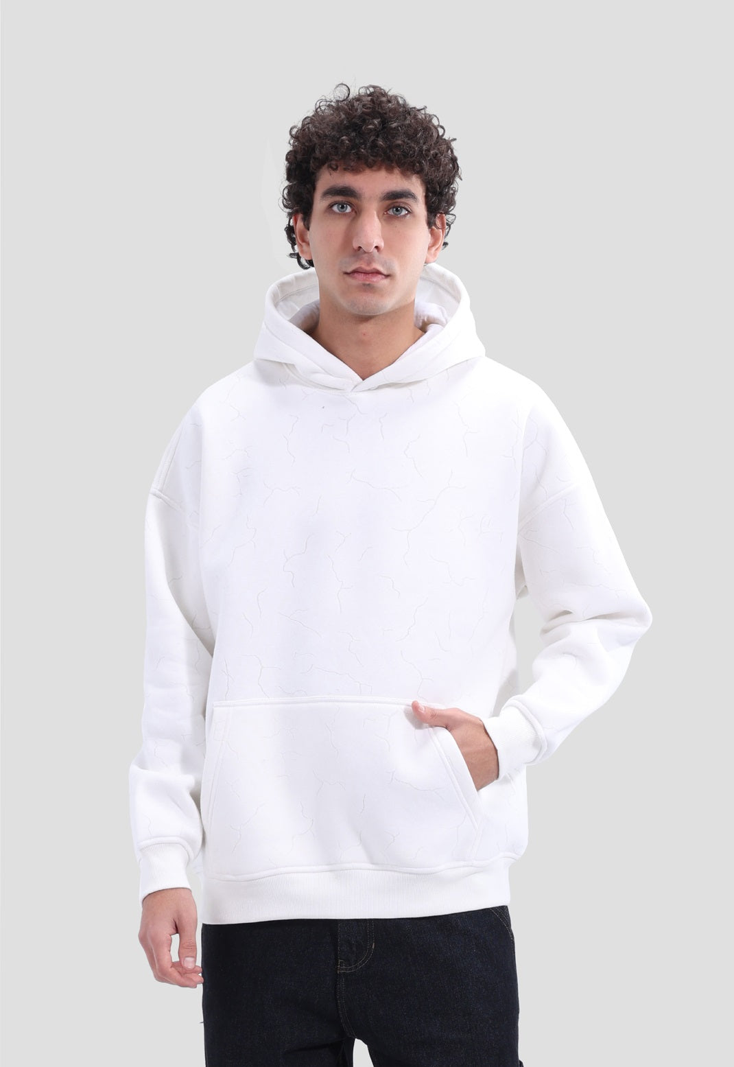 Textured Hoodie Sweatshirts