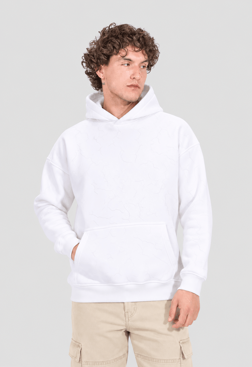 Textured Hoodie Sweatshirts