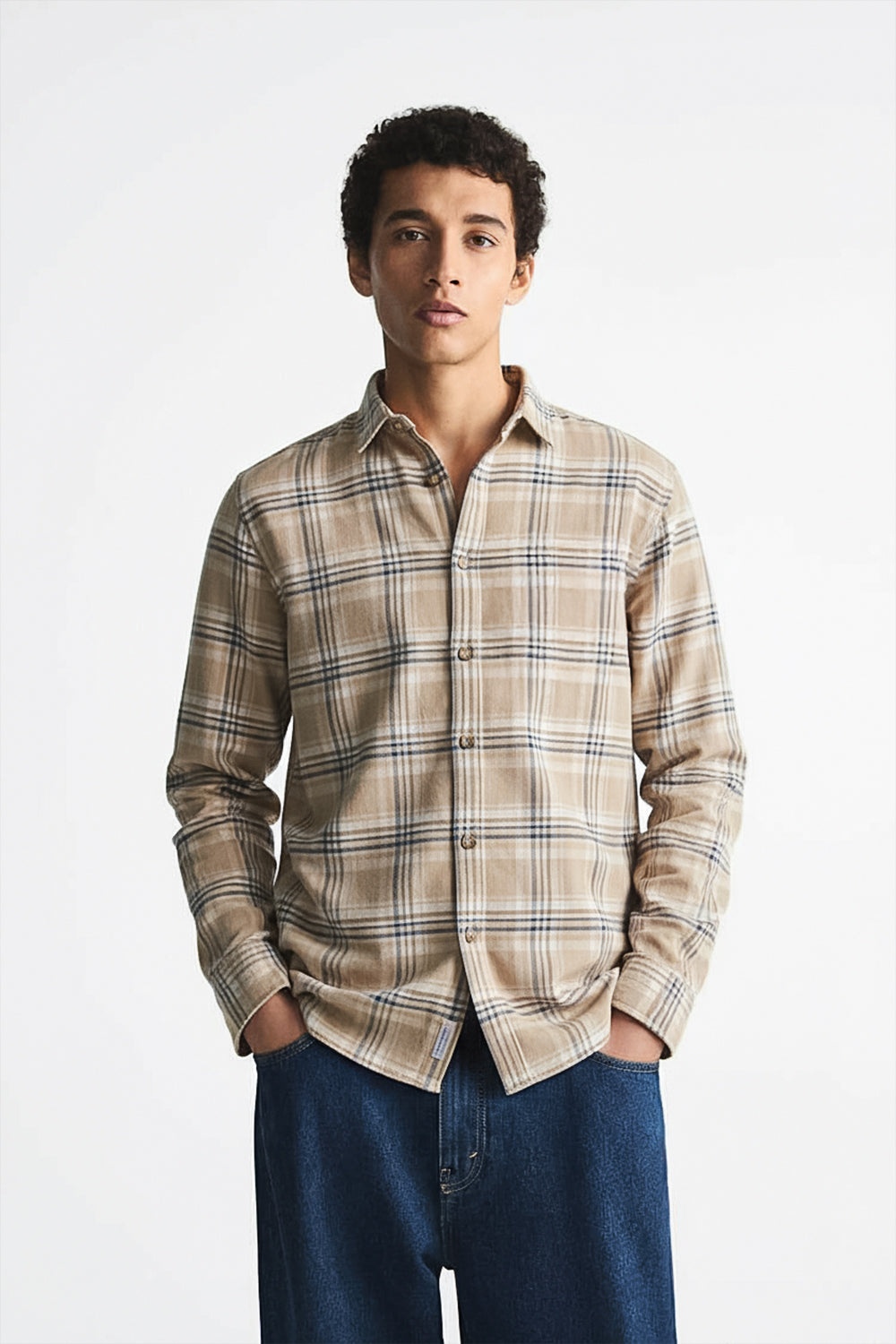 Slim Fit Checked Shirt