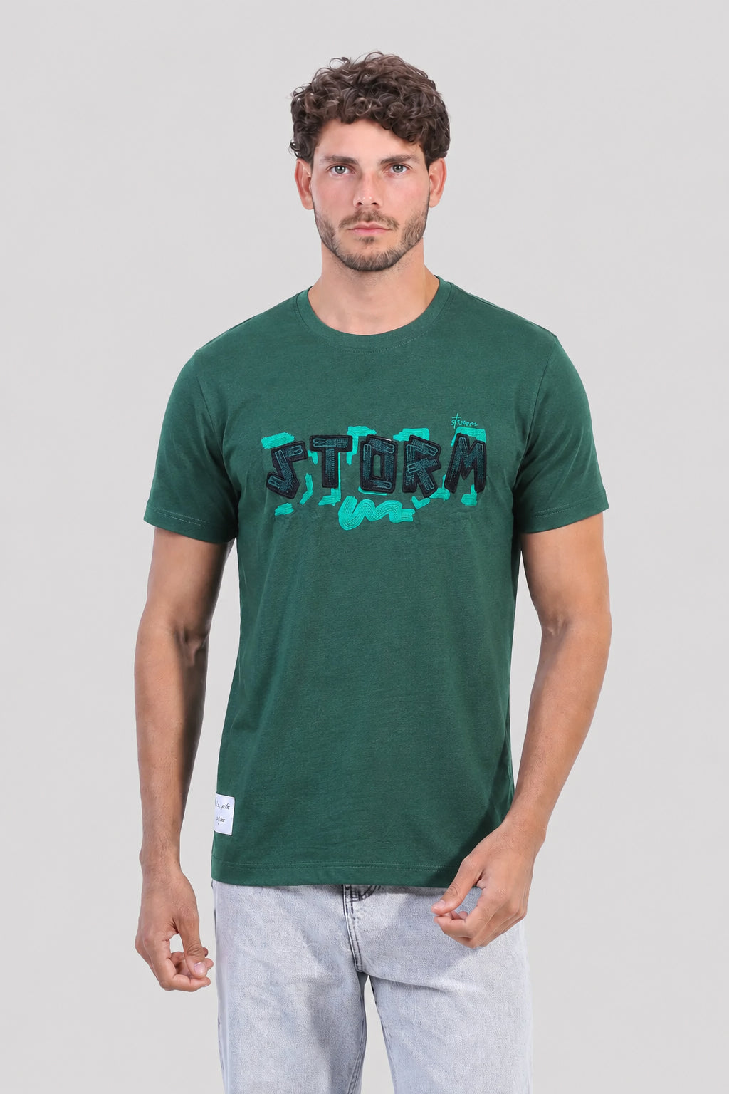 Crew Neck Printed T-shirt
