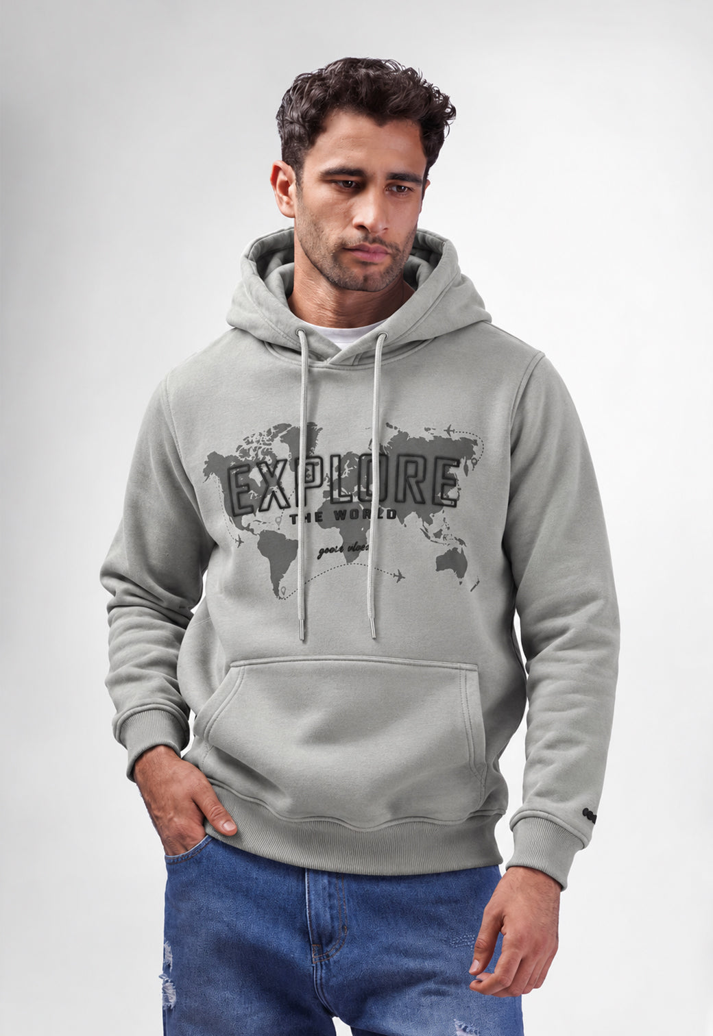 Printed Hoodie Sweatshirt