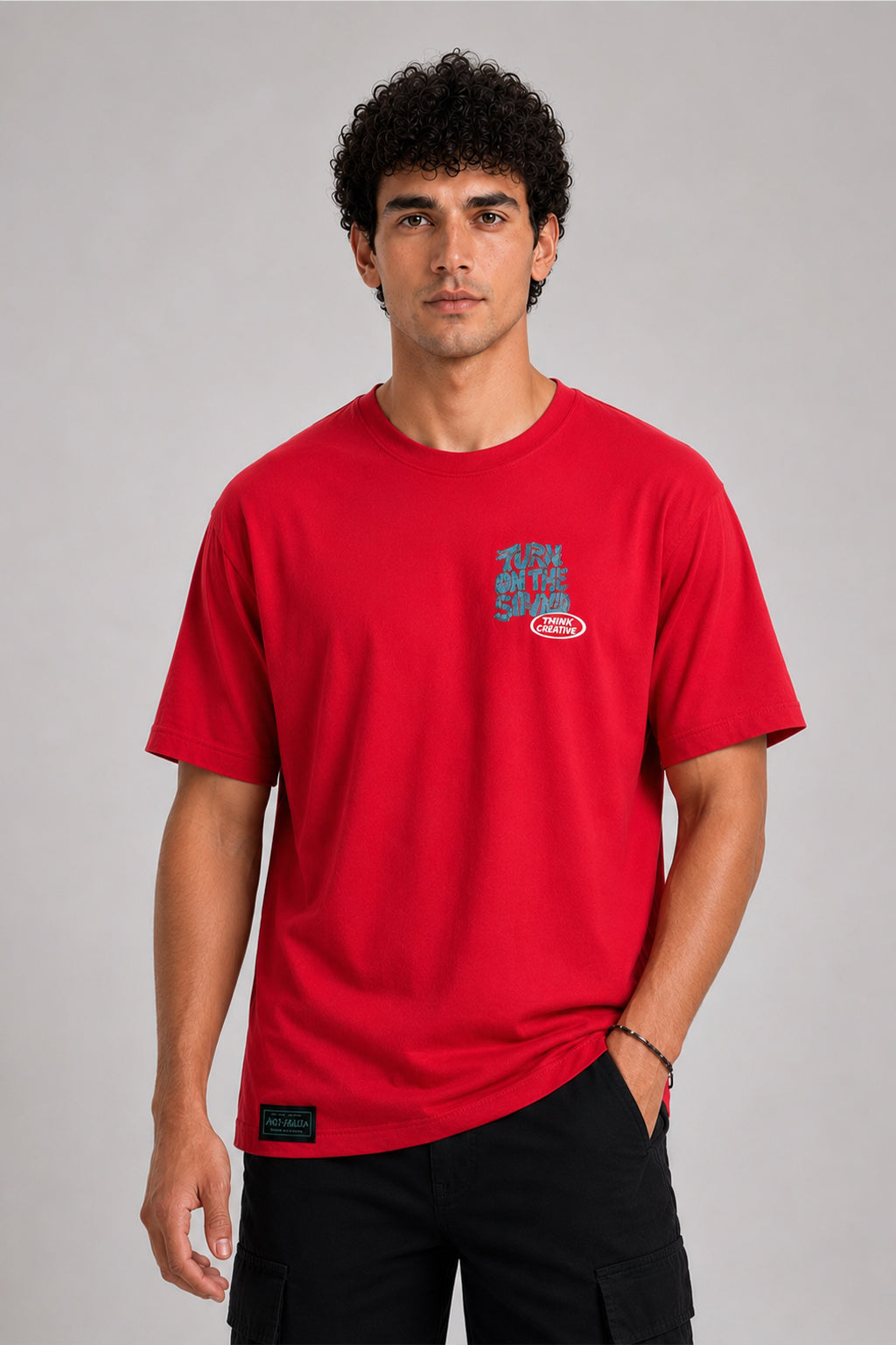 Crew Neck Over Size T-shirt