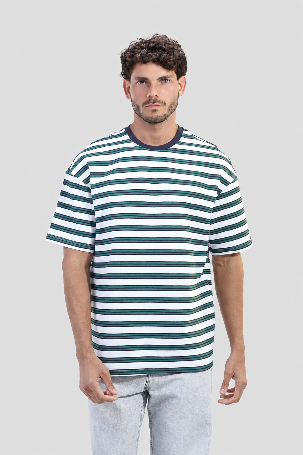 Striped Crew Neck T-Shirt