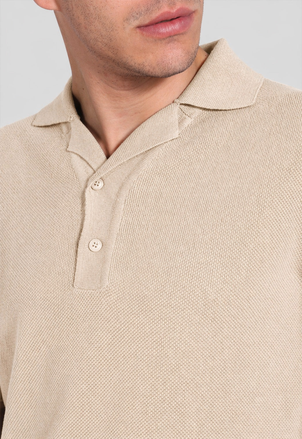 Knitted Polo Shirt