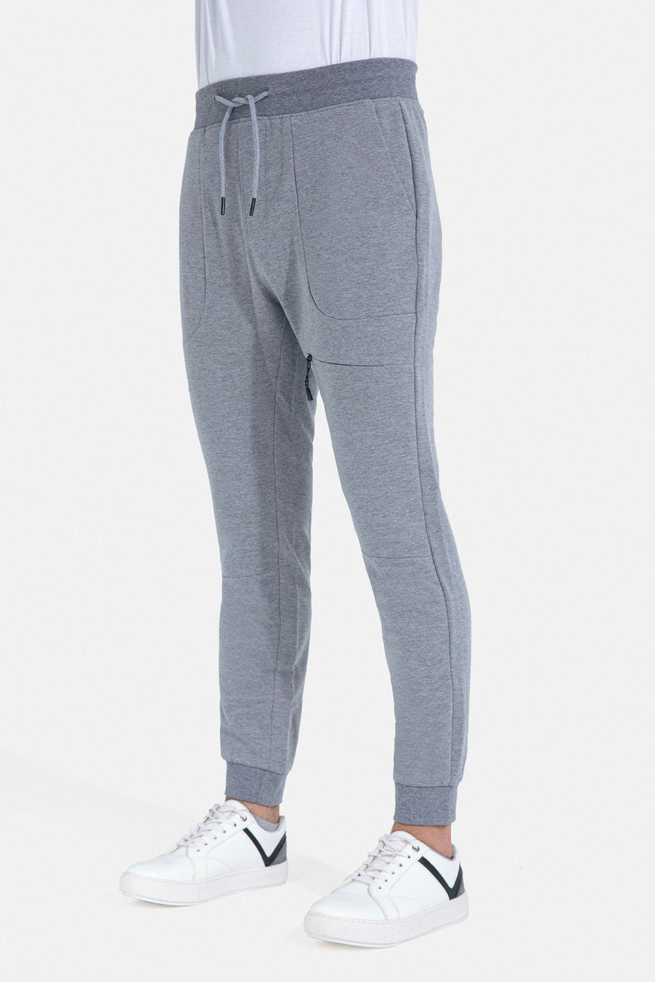 Grey Slim Fit Sweat Pants