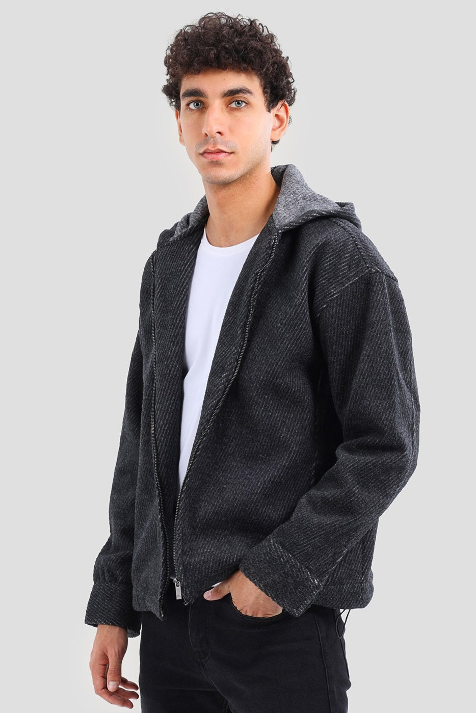 Checked Over Size Shirt