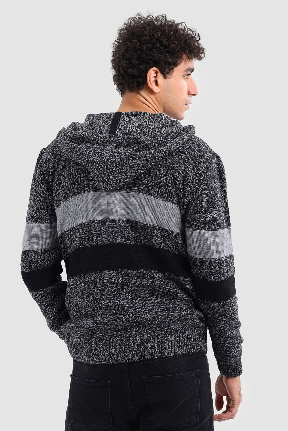 FULL ZIPPER HOODED PULLOVER