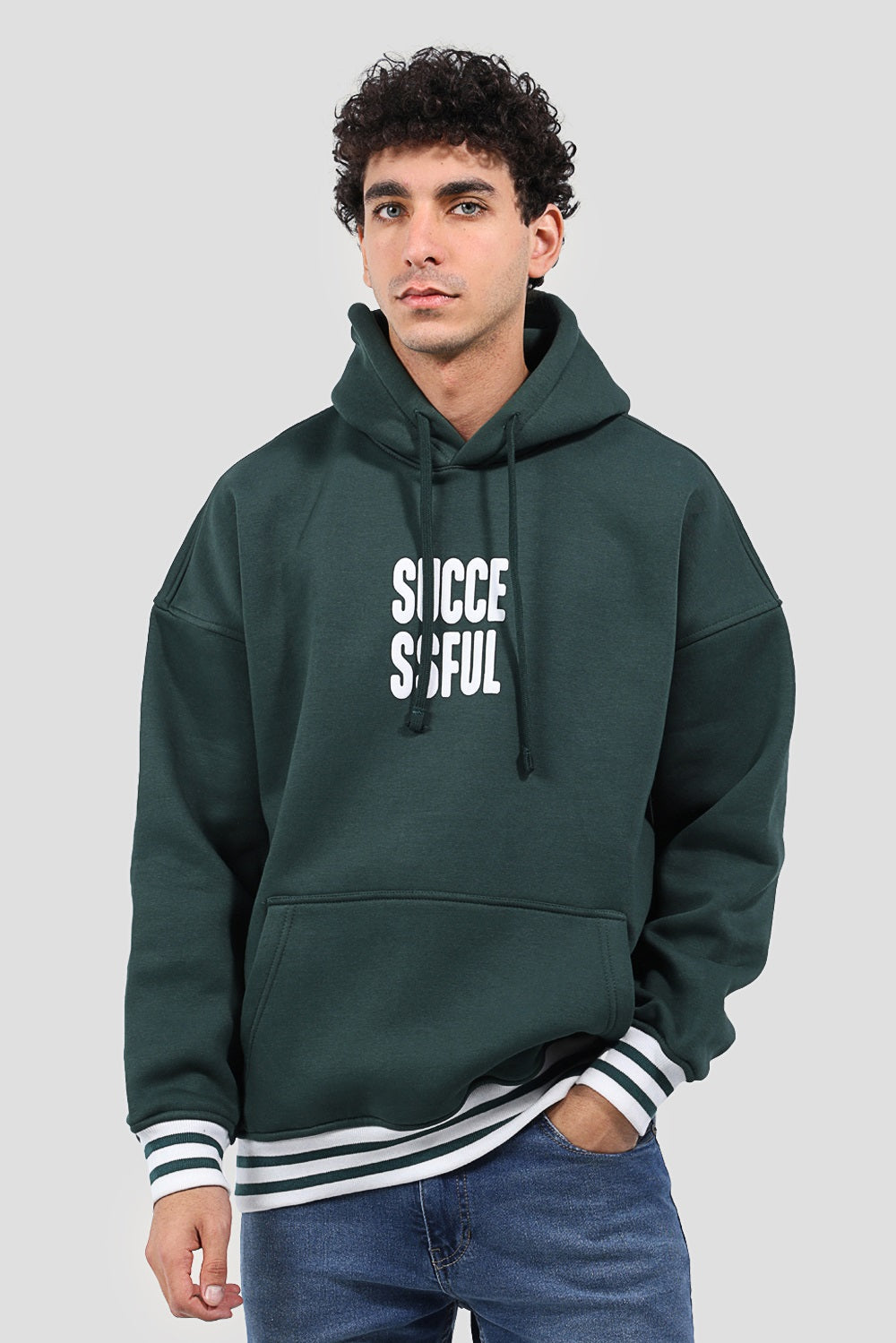 Printed Hoodie Sweatshirt