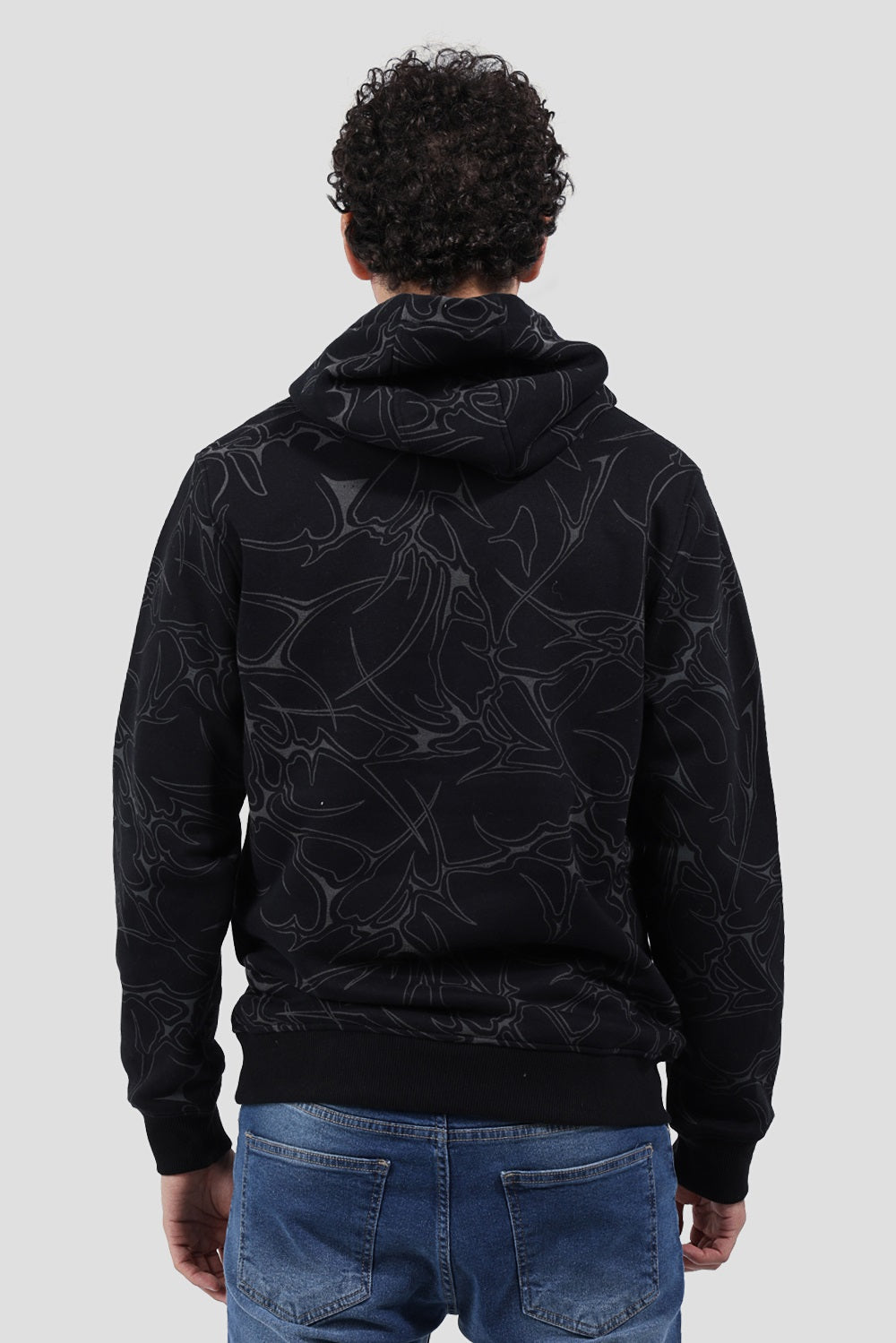 Printed Hoodie Sweatshirt