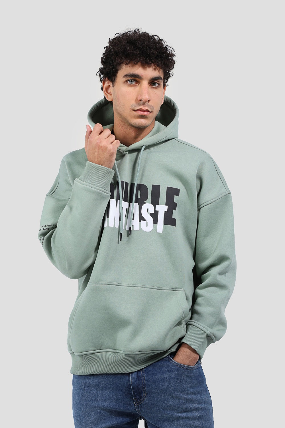 Printed Hoodie Sweatshirt