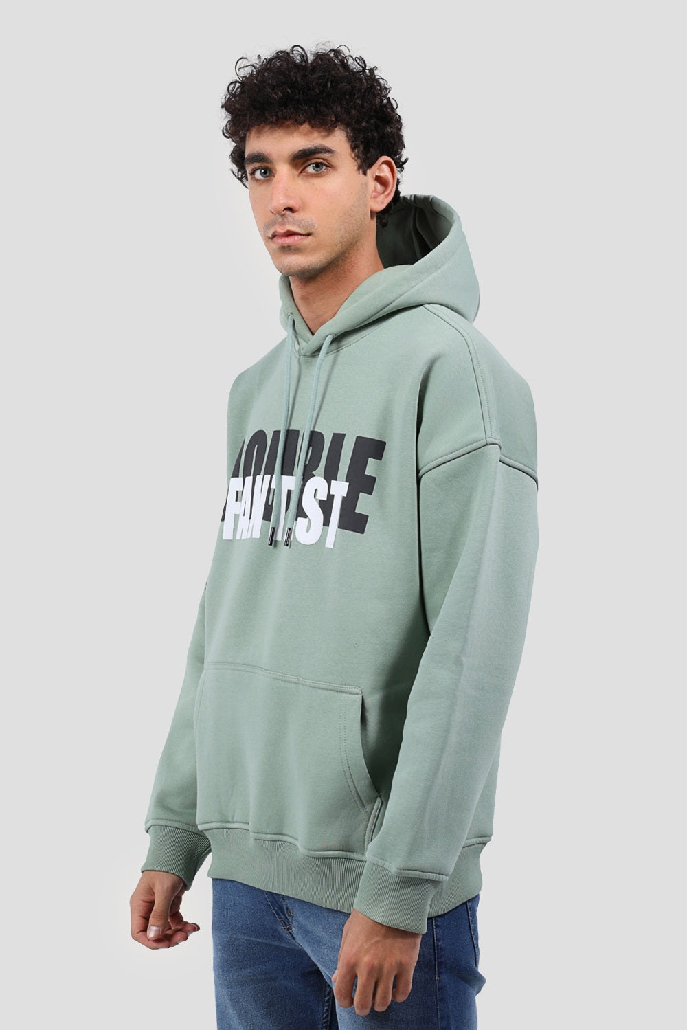 Printed Hoodie Sweatshirt