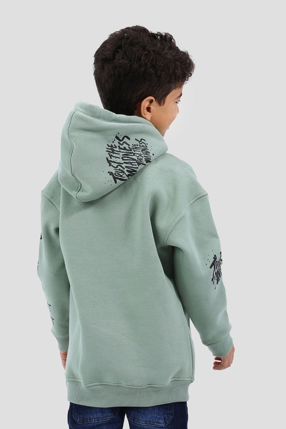 Printed Hoodie Sweatshirt
