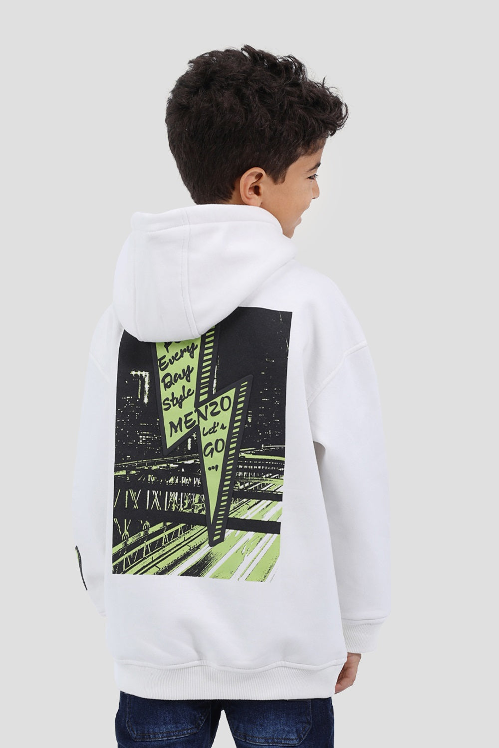 Printed Hoodie Sweatshirt