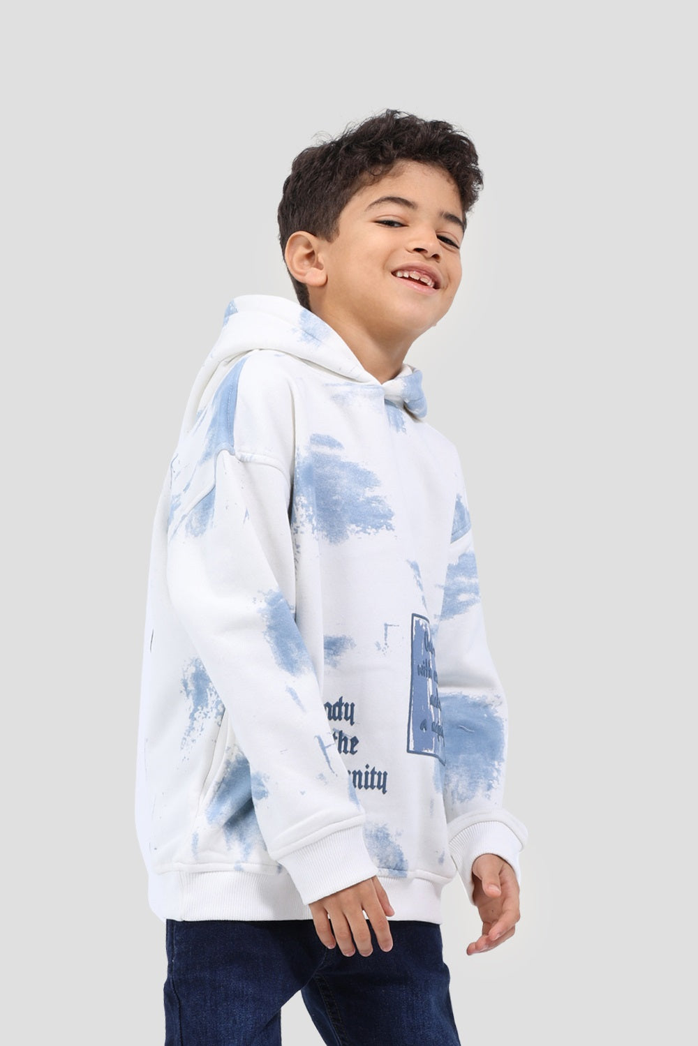Printed Hoodie Sweatshirt