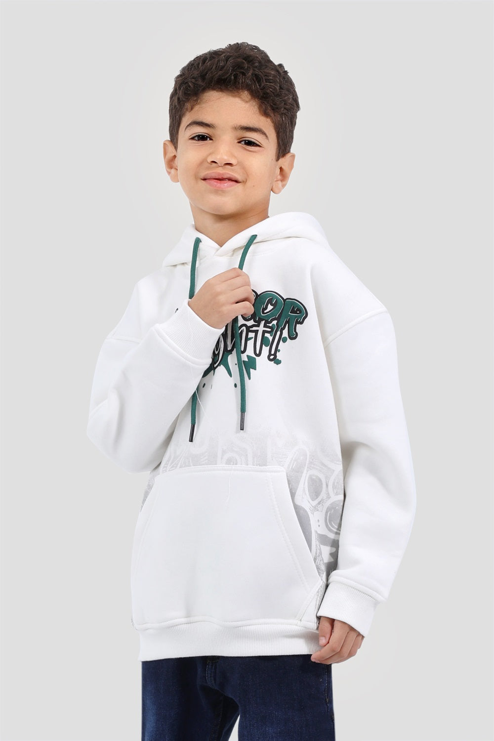 Printed Hoodie Sweatshirt