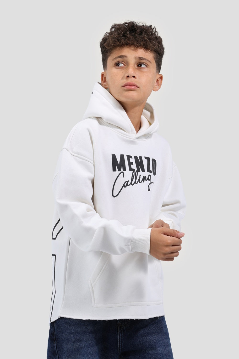 Printed Hoodie Sweatshirt