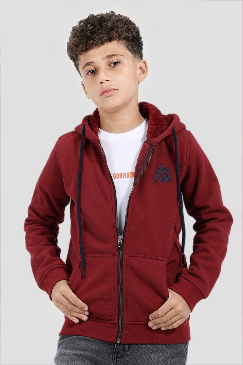 Full Zipper Hoodie Sweatshirt