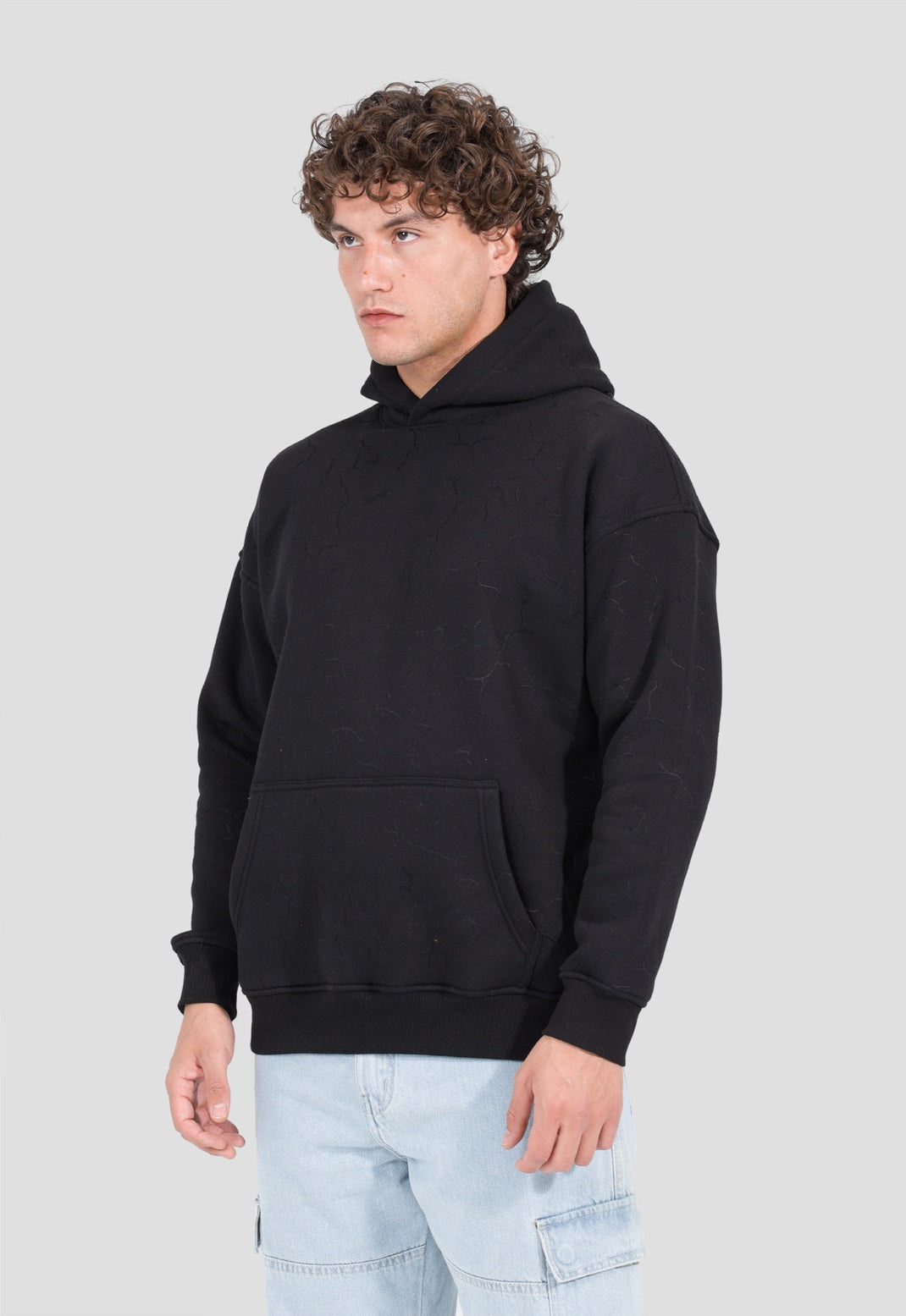 Textured Hoodie Sweatshirts