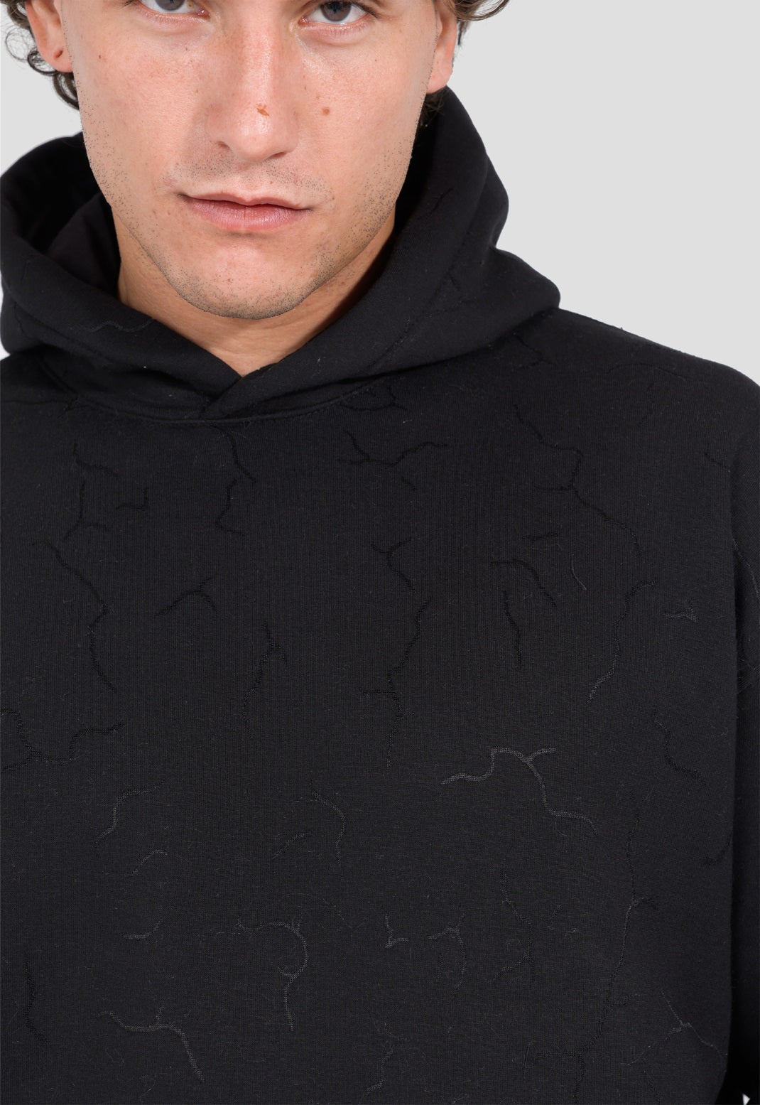 Textured Hoodie Sweatshirts