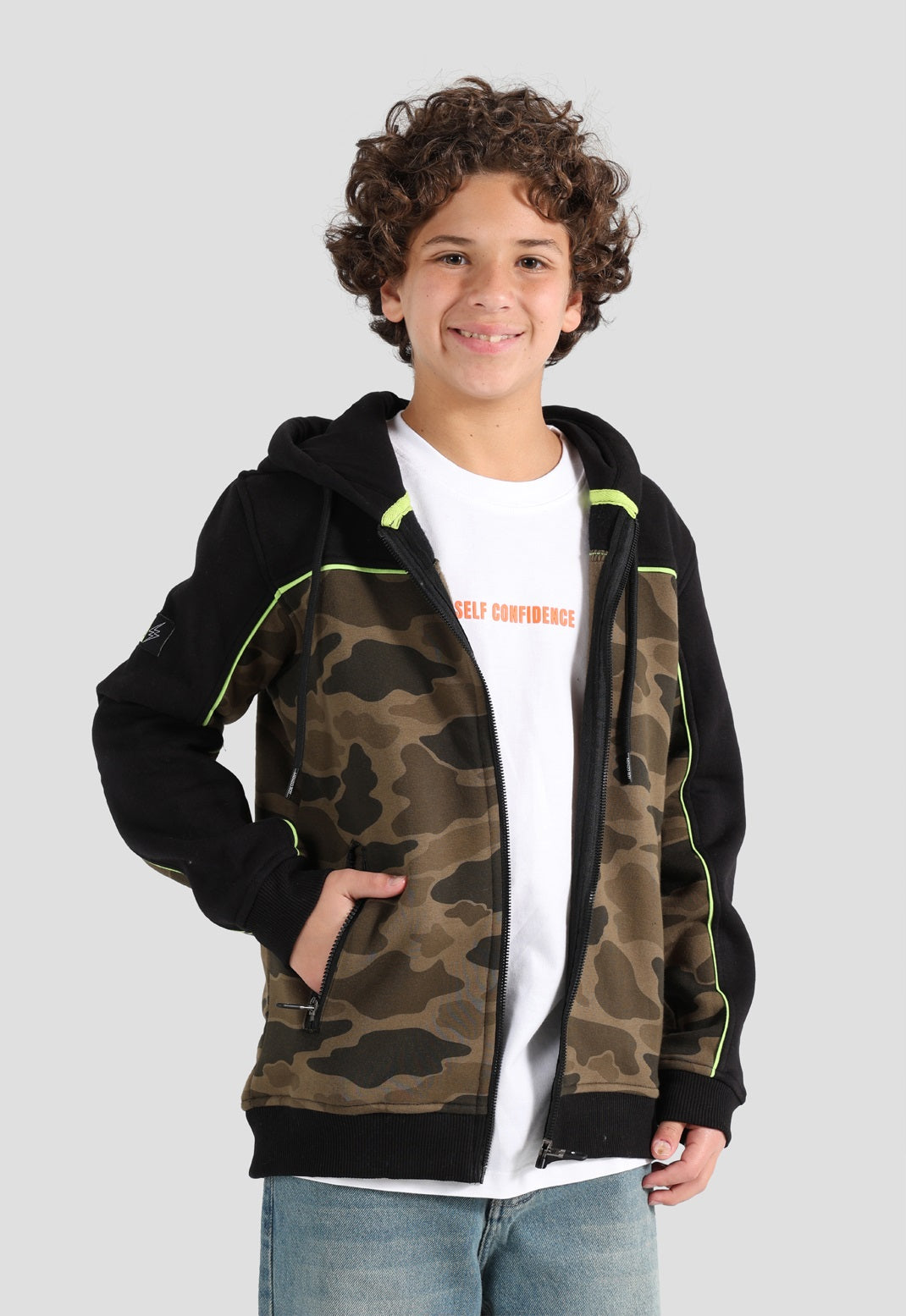 Printed Hoodie Sweatshirt