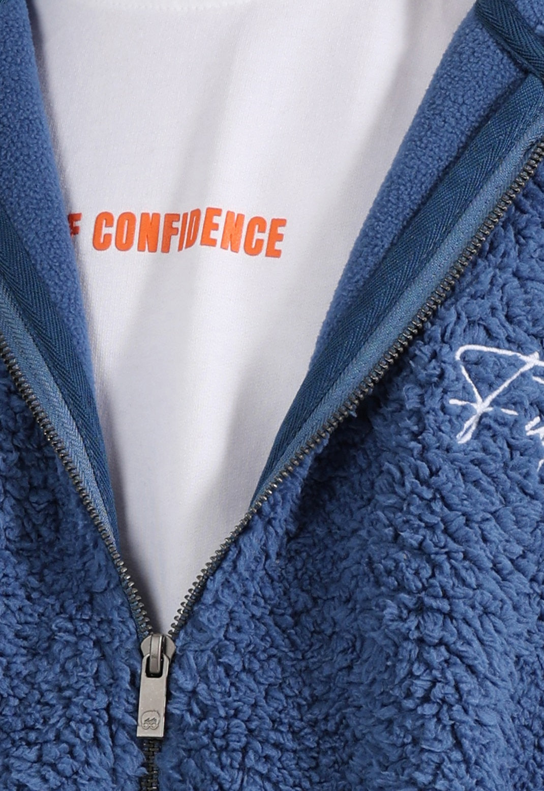 Full Zipper fur Sweatshirt