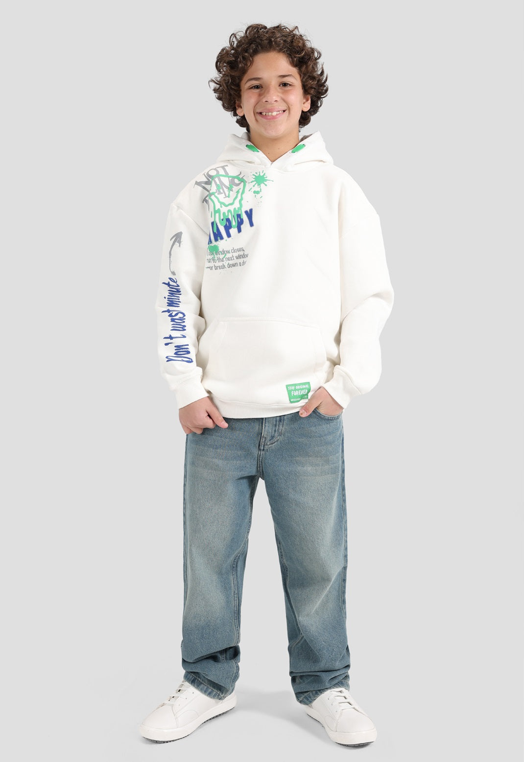 Printed Hoodie Sweatshirt