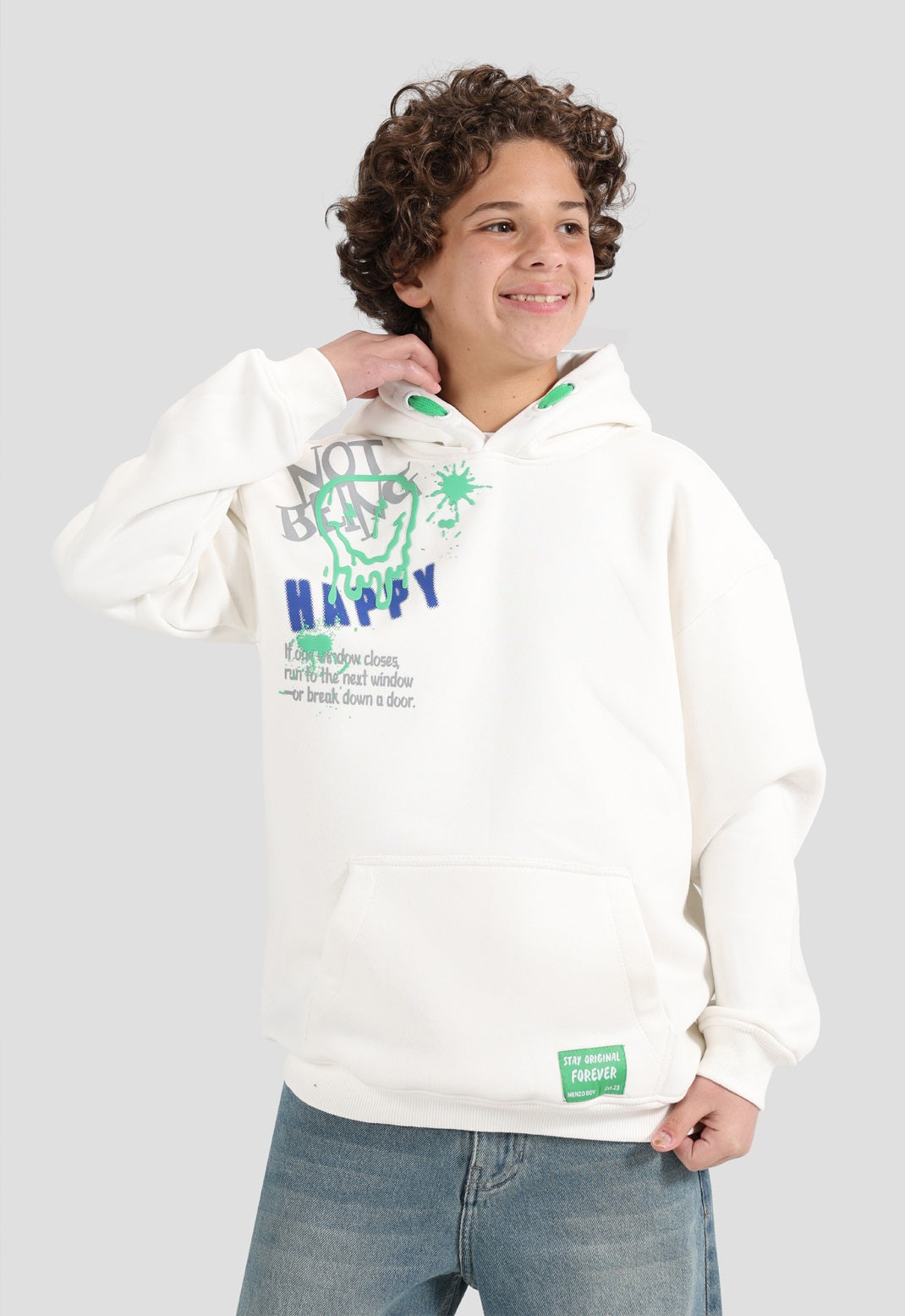 Printed Hoodie Sweatshirt