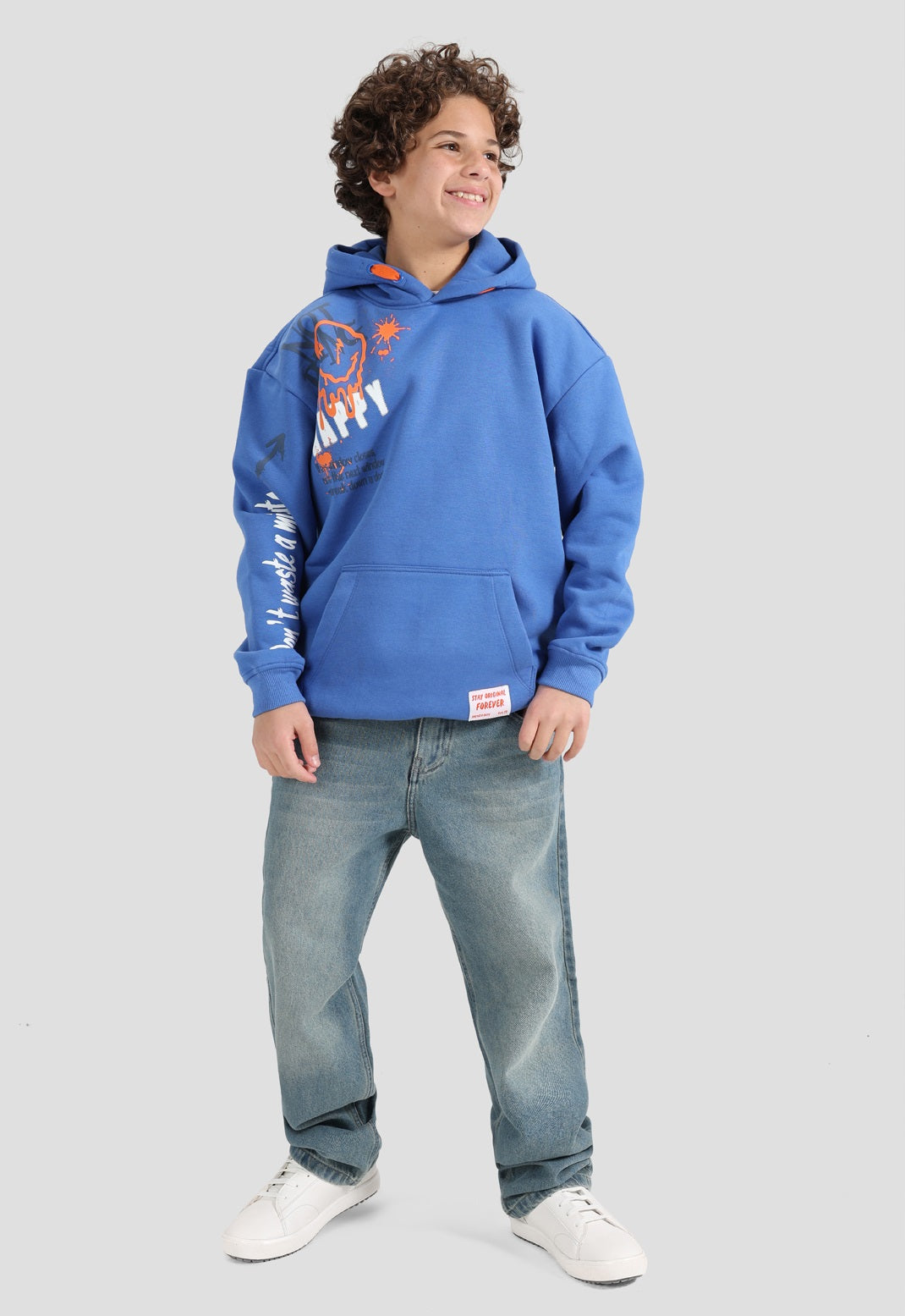 Printed Hoodie Sweatshirt