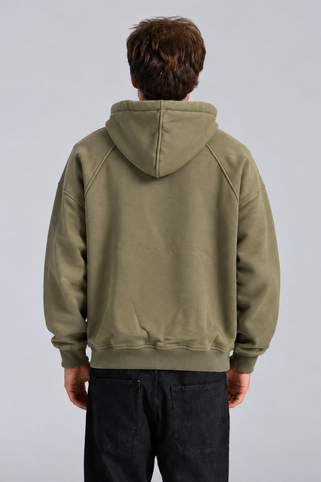 Basic Box Fit Hoodie Sweatshirt