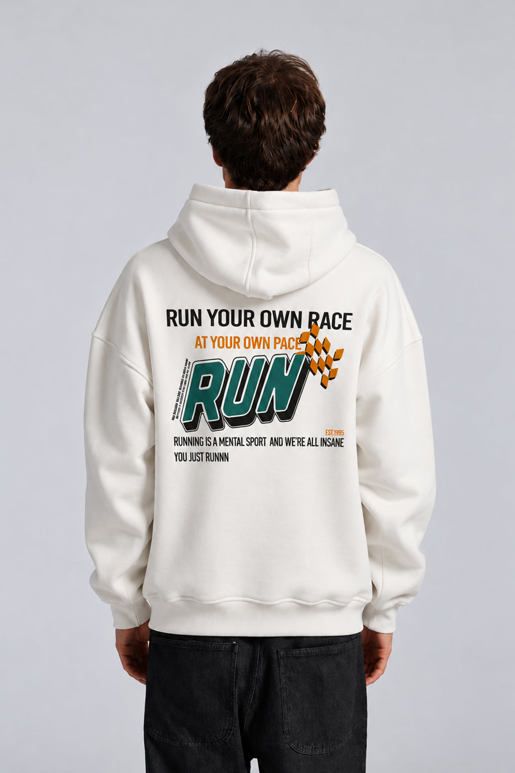 Printed Hoodie Sweatshirt