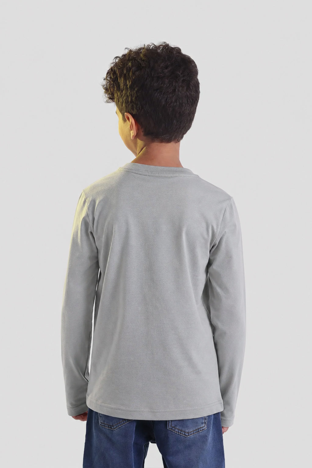 Kids Crew Neck Long T-shirt