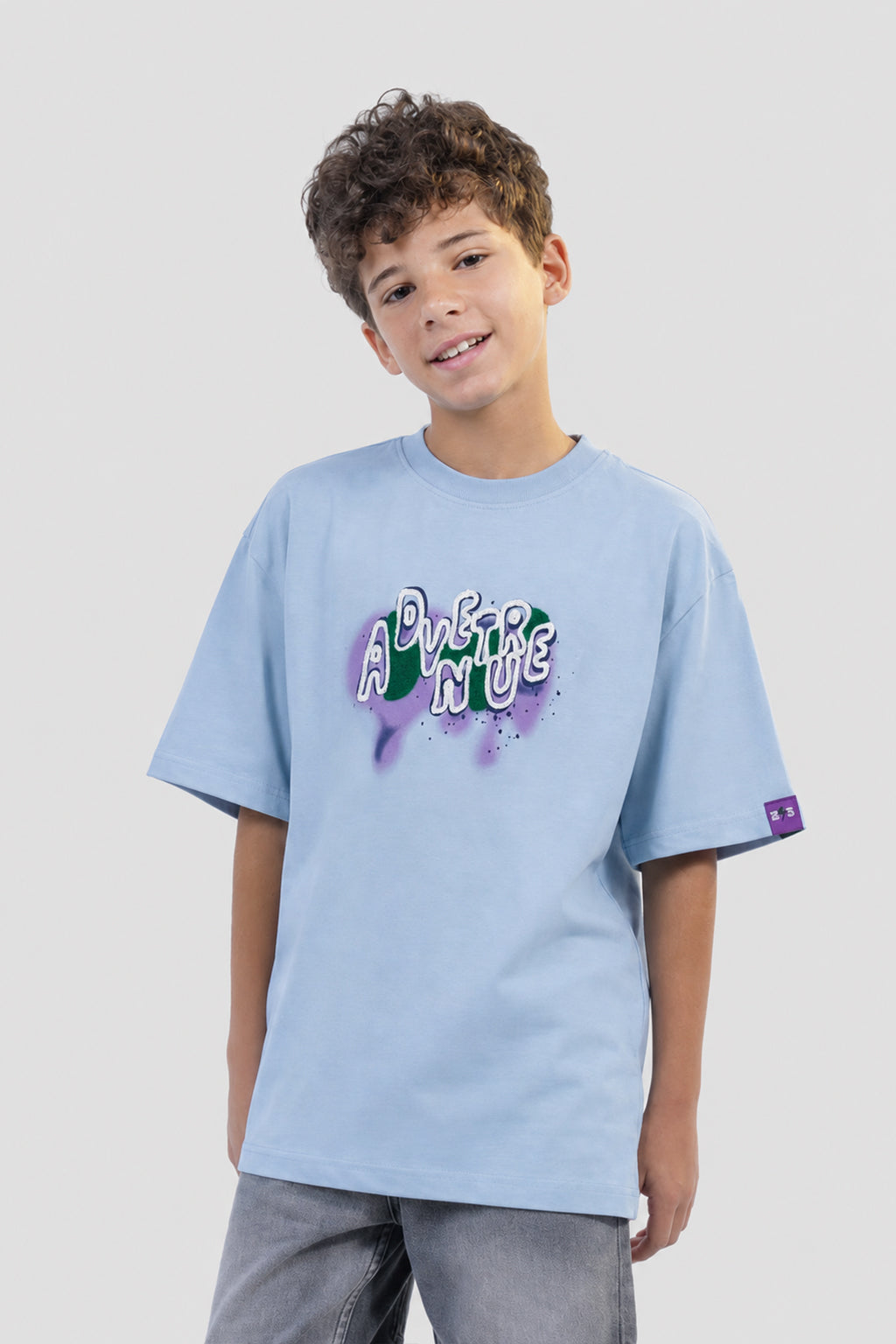 Kids Over Size Printed T-shirt