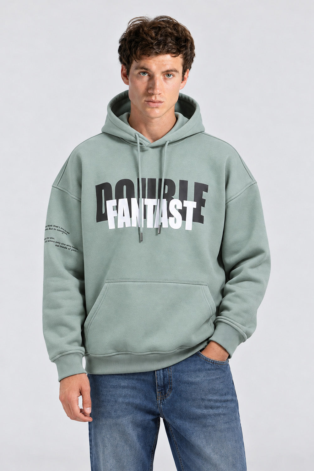 Printed Hoodie Sweatshirt