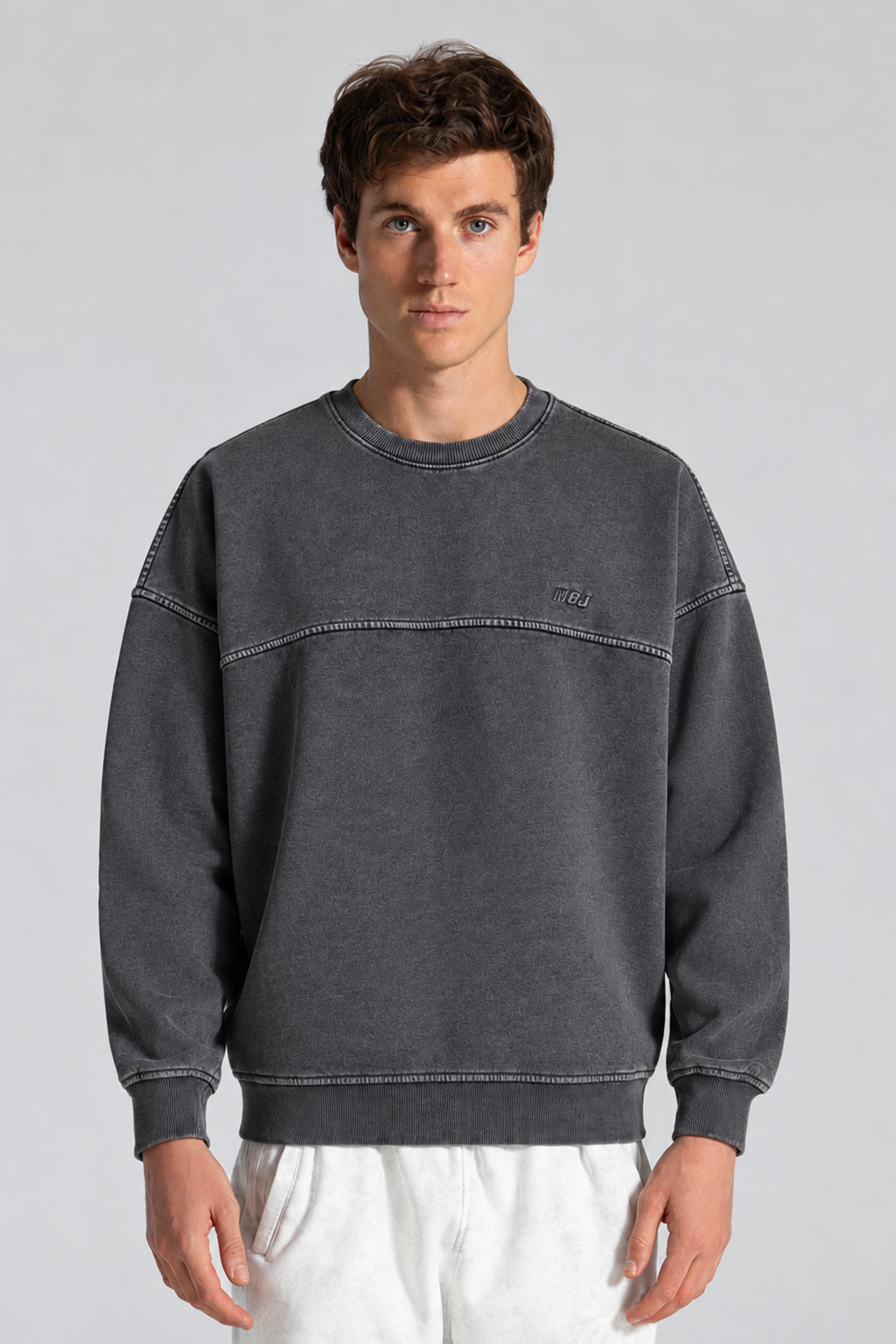 Over Size Crew Neck Sweatshirt